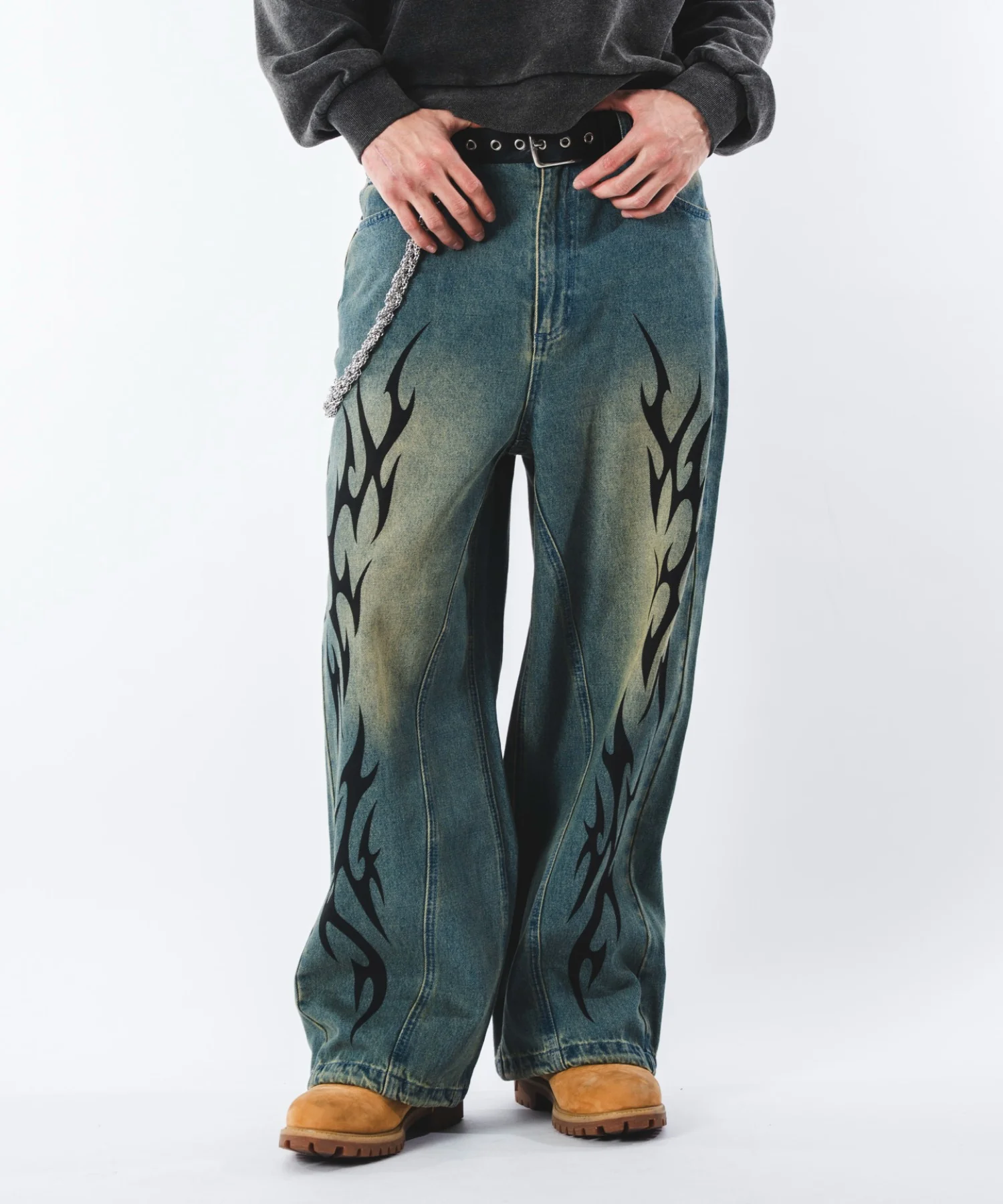 トライバルデニムパンツ - Image 13