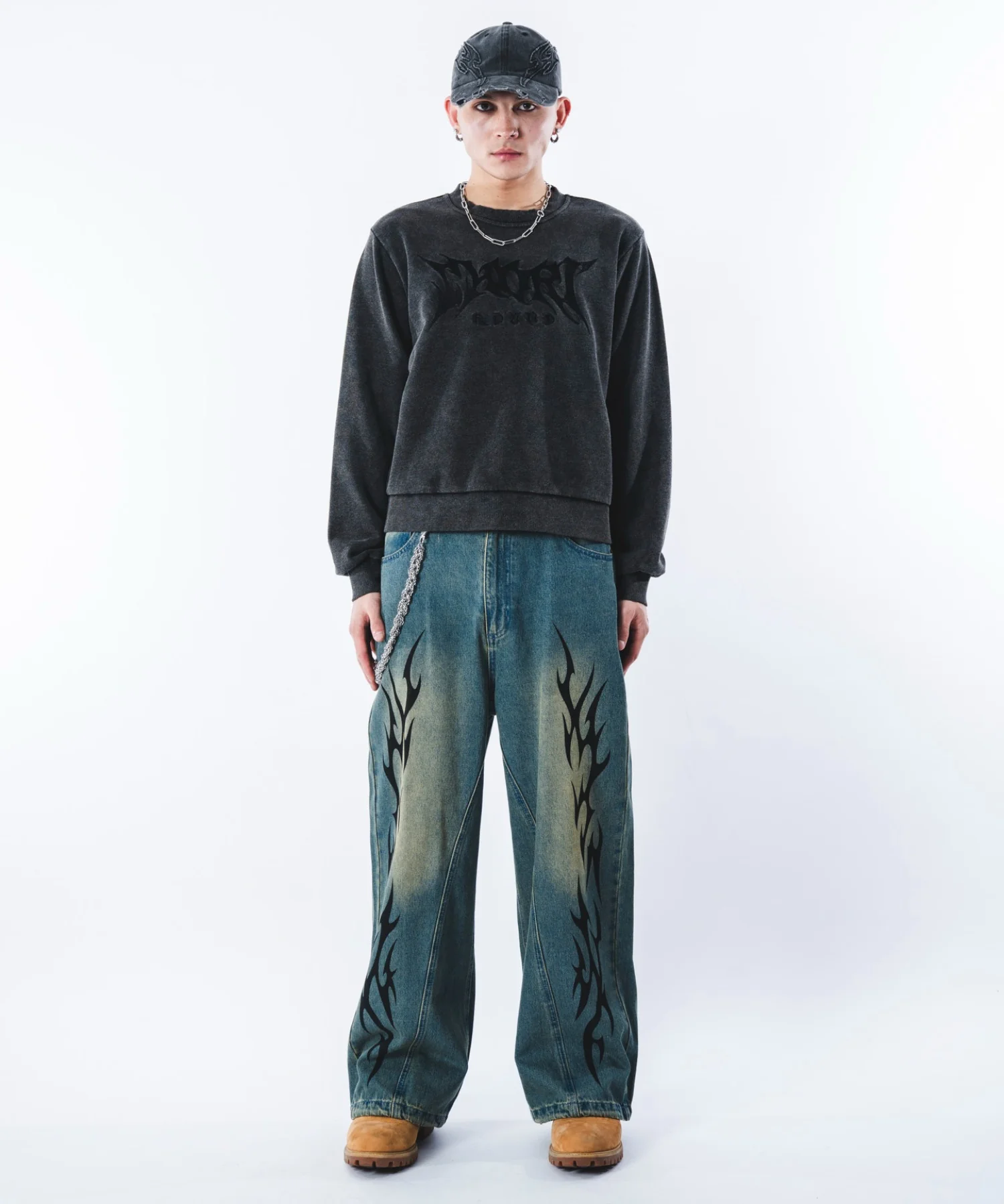 トライバルデニムパンツ - Image 14