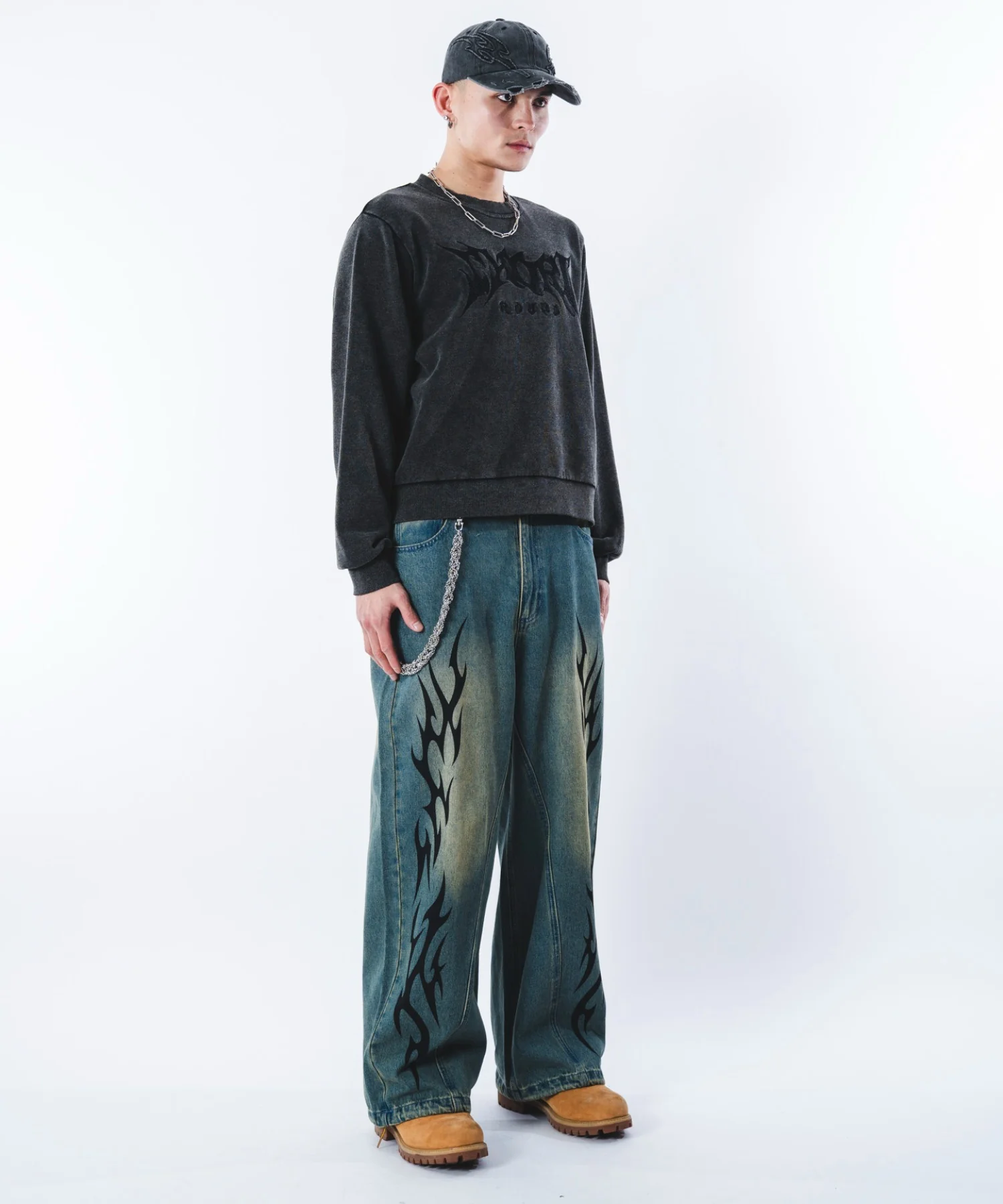 トライバルデニムパンツ - Image 17