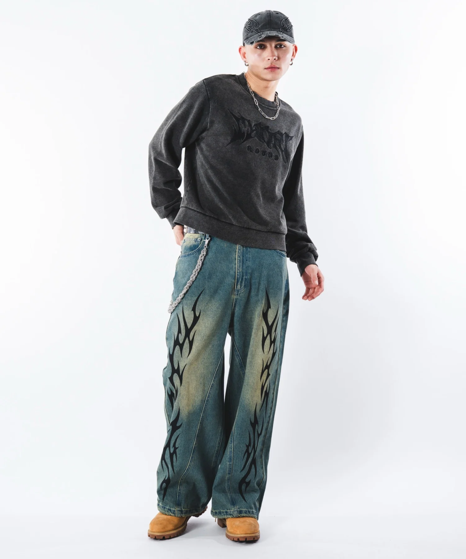 トライバルデニムパンツ - Image 18