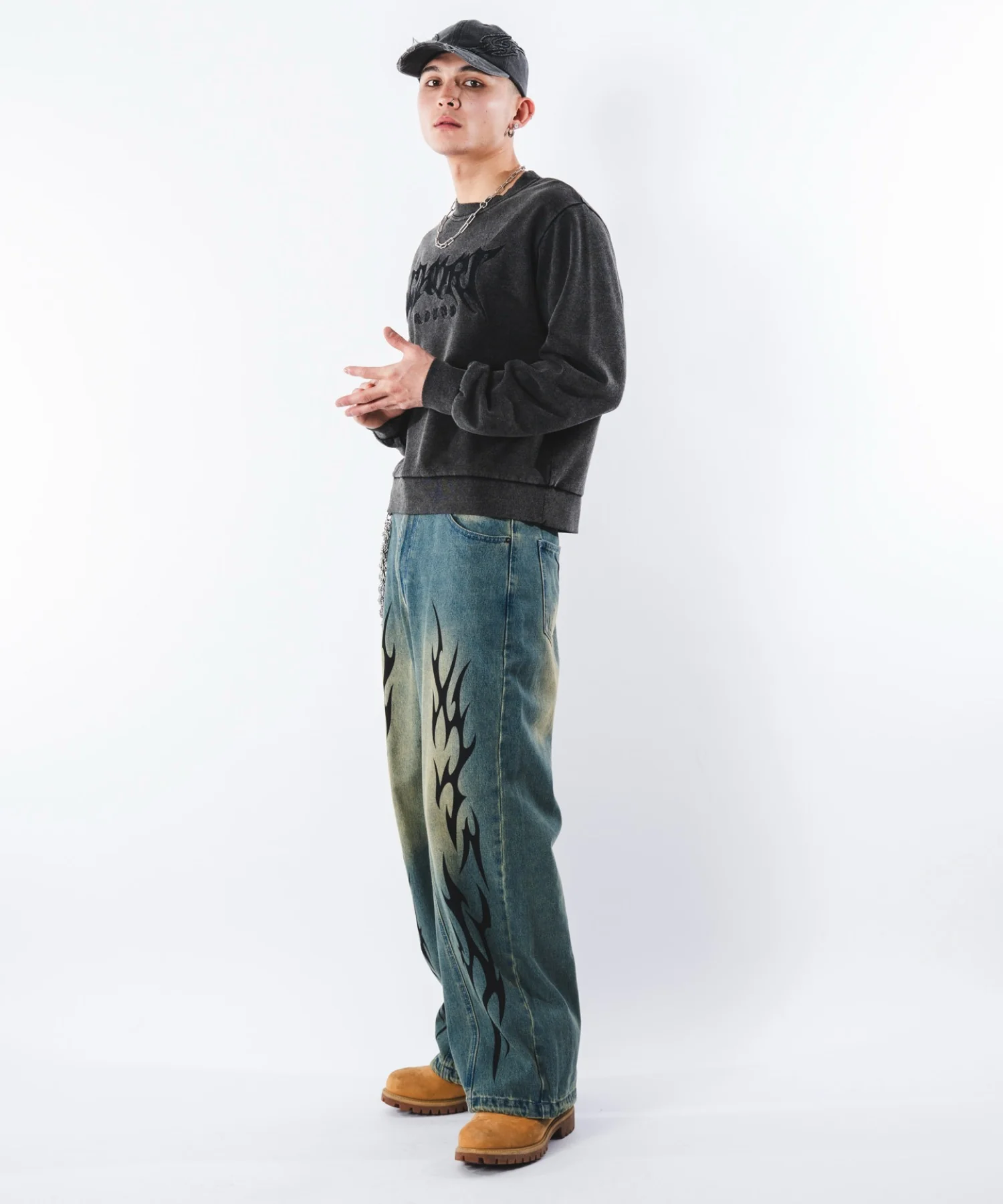 トライバルデニムパンツ - Image 19