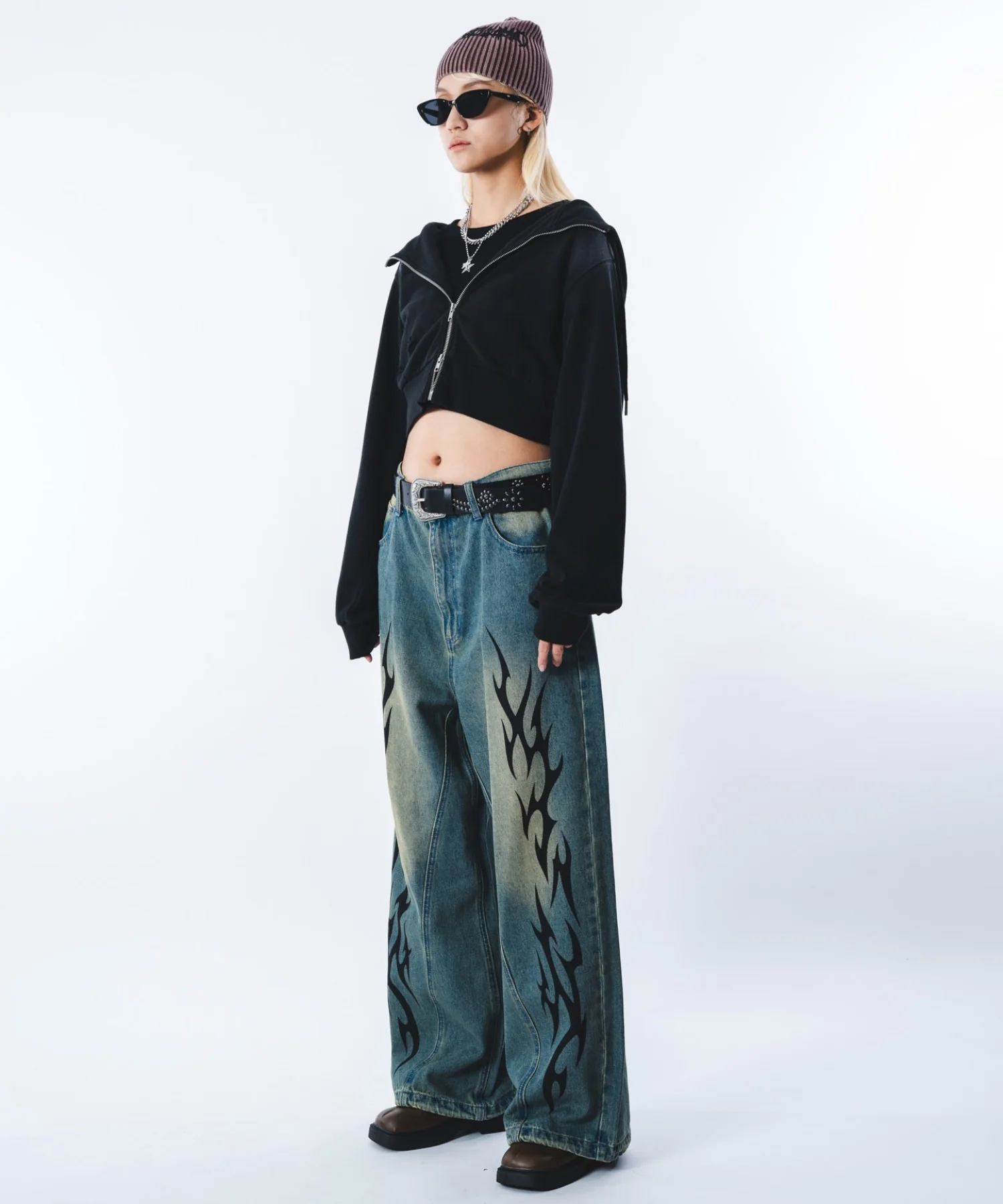 トライバルデニムパンツ - Image 24