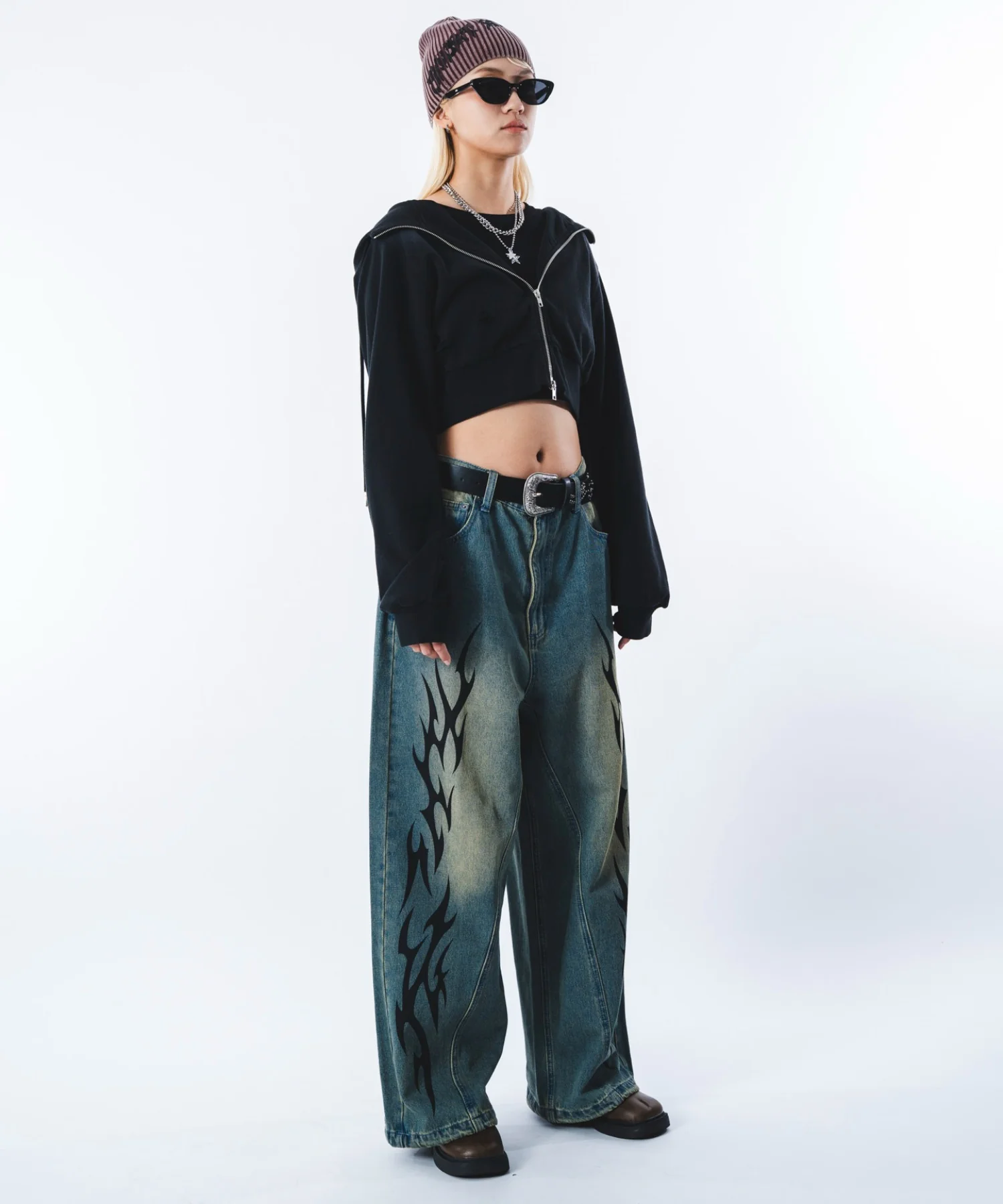 トライバルデニムパンツ - Image 26
