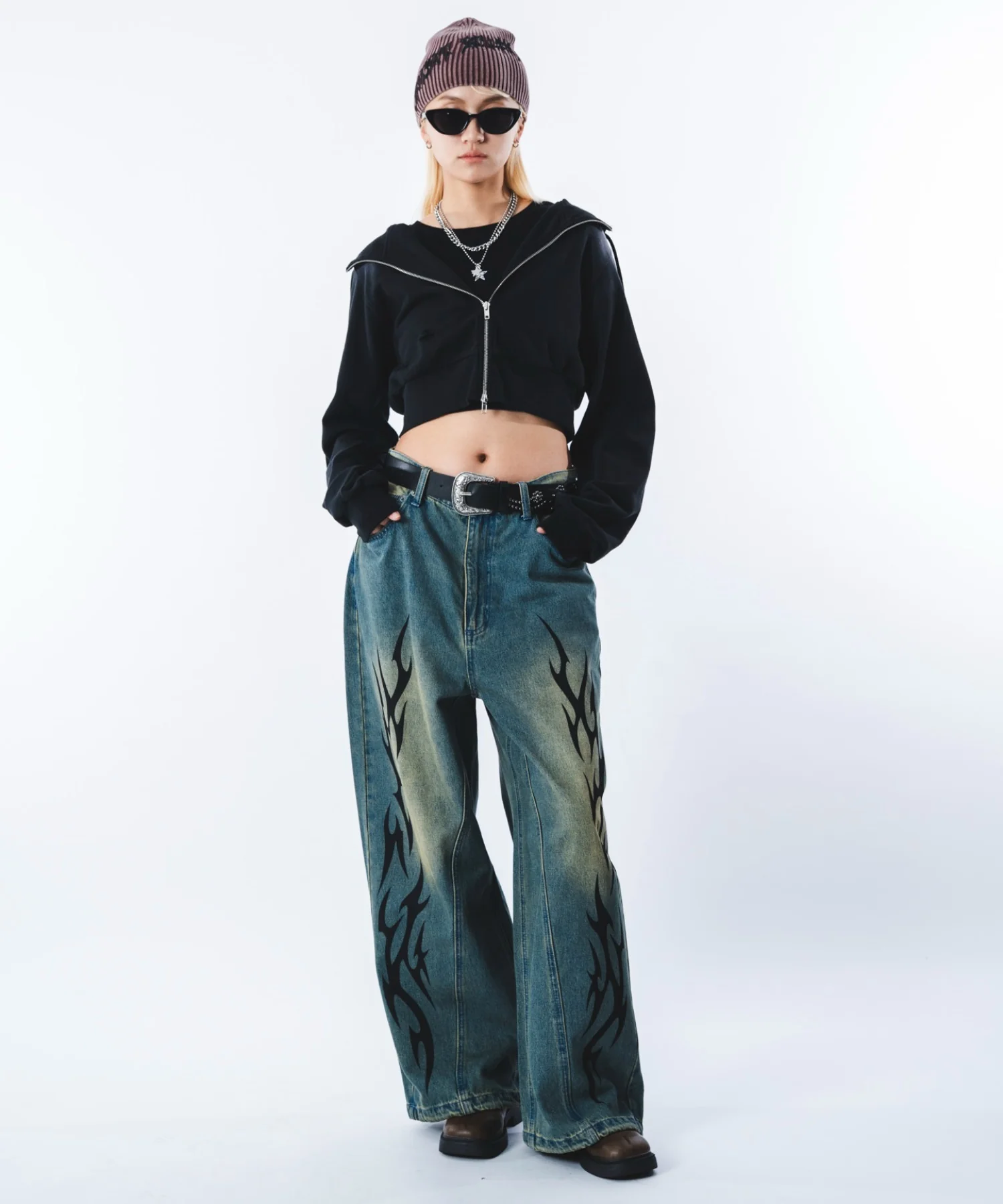 トライバルデニムパンツ - Image 27