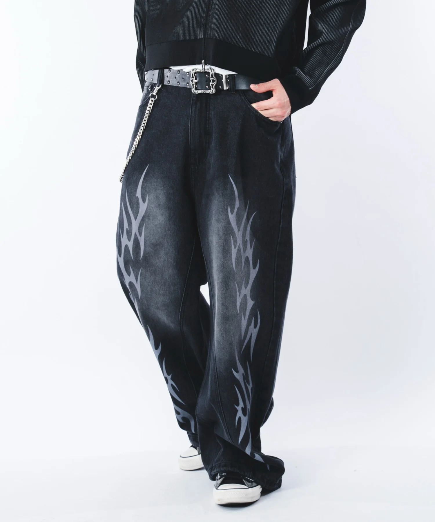 トライバルデニムパンツ - Image 28