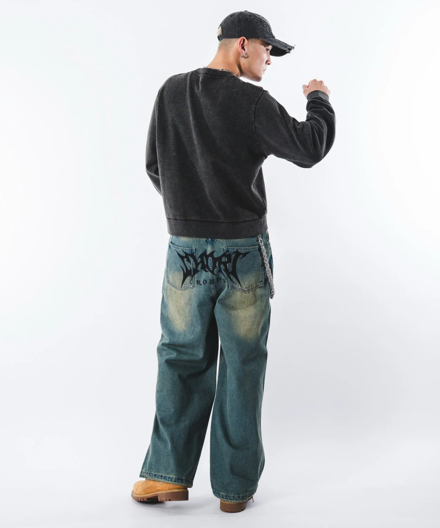 トライバルデニムパンツ - Image 3