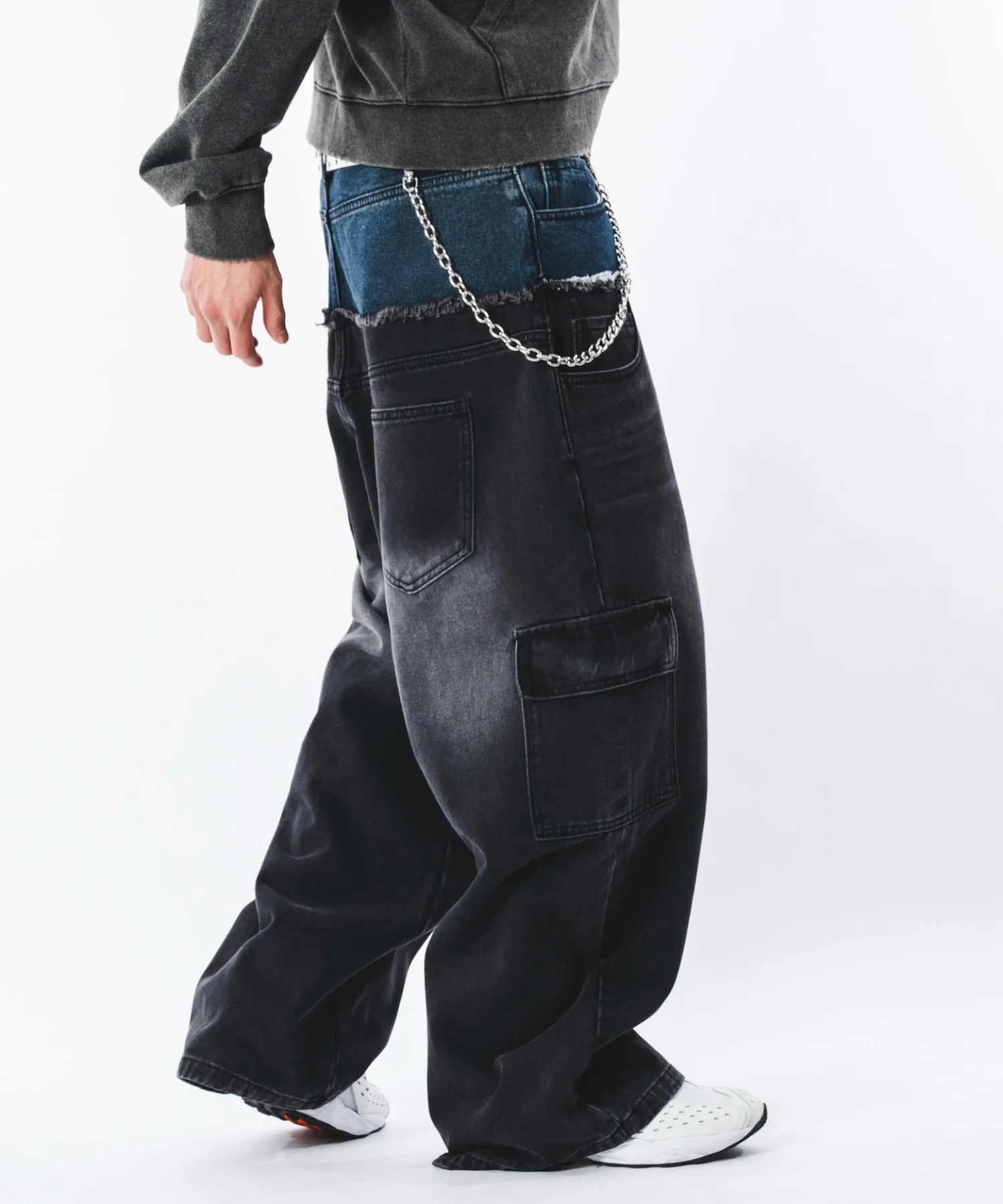 ダブルウエストカーゴデニムパンツ - Image 10