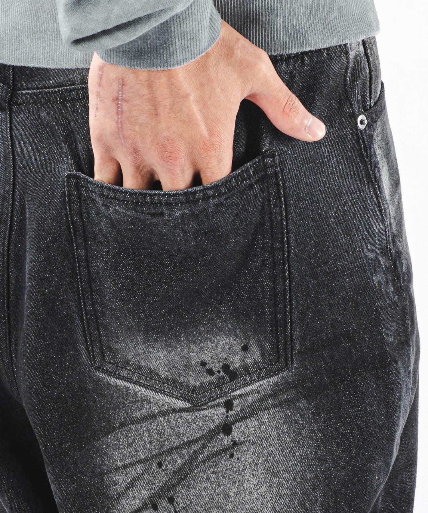 スーパーバギーダーティデニムパンツ - Image 16