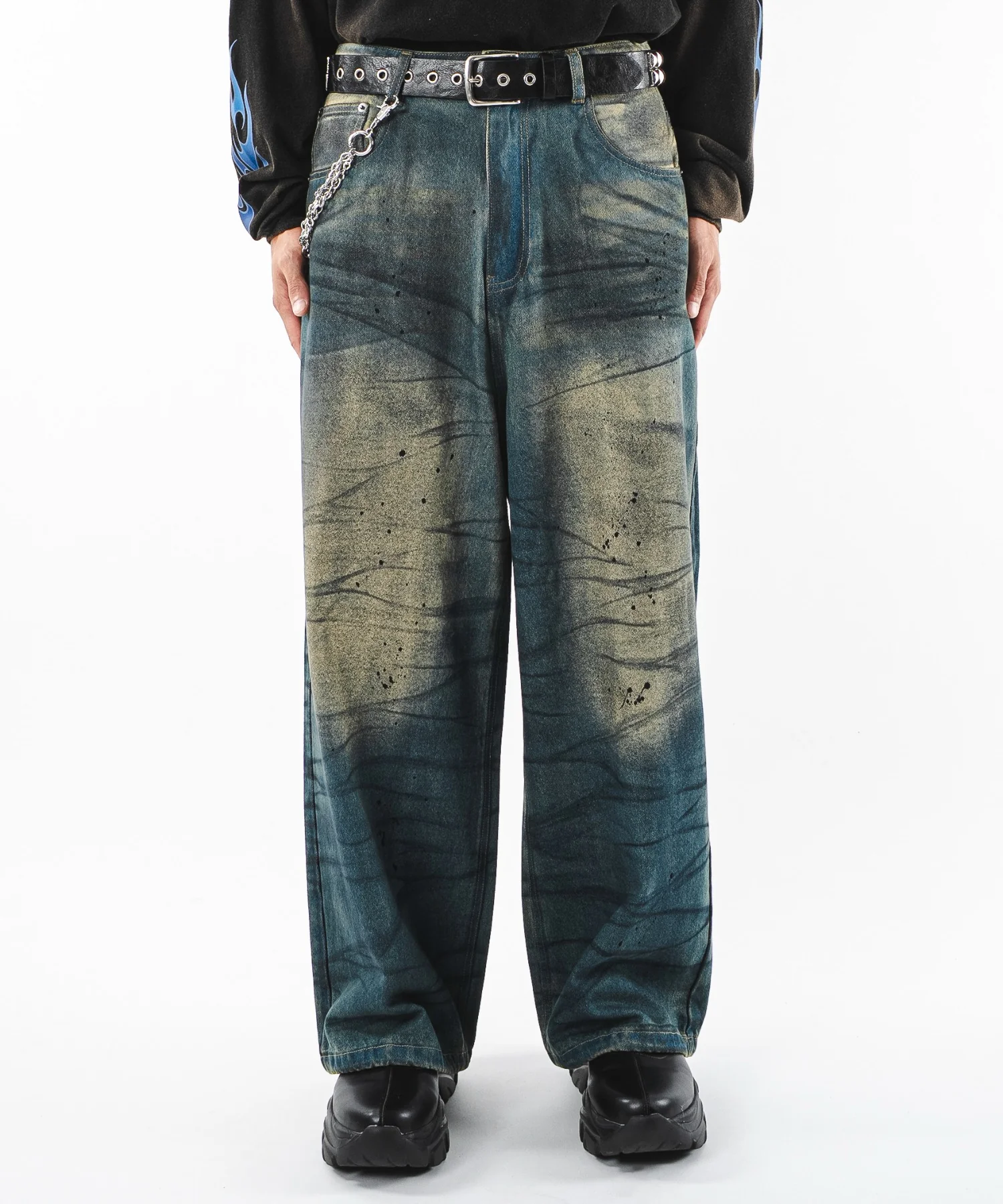 スーパーバギーダーティデニムパンツ - Image 18
