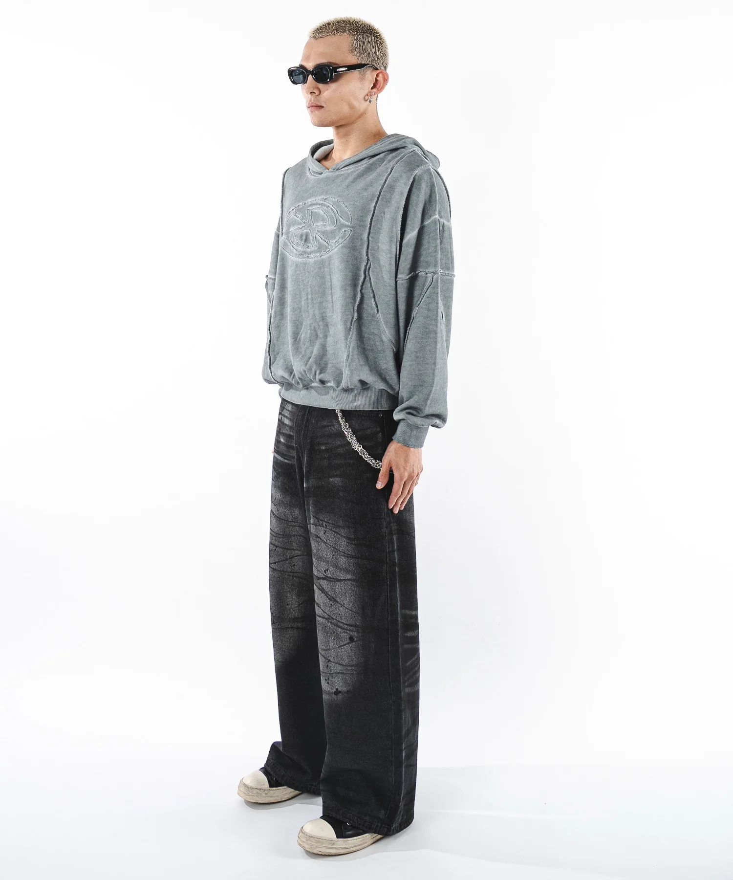 スーパーバギーダーティデニムパンツ - Image 8
