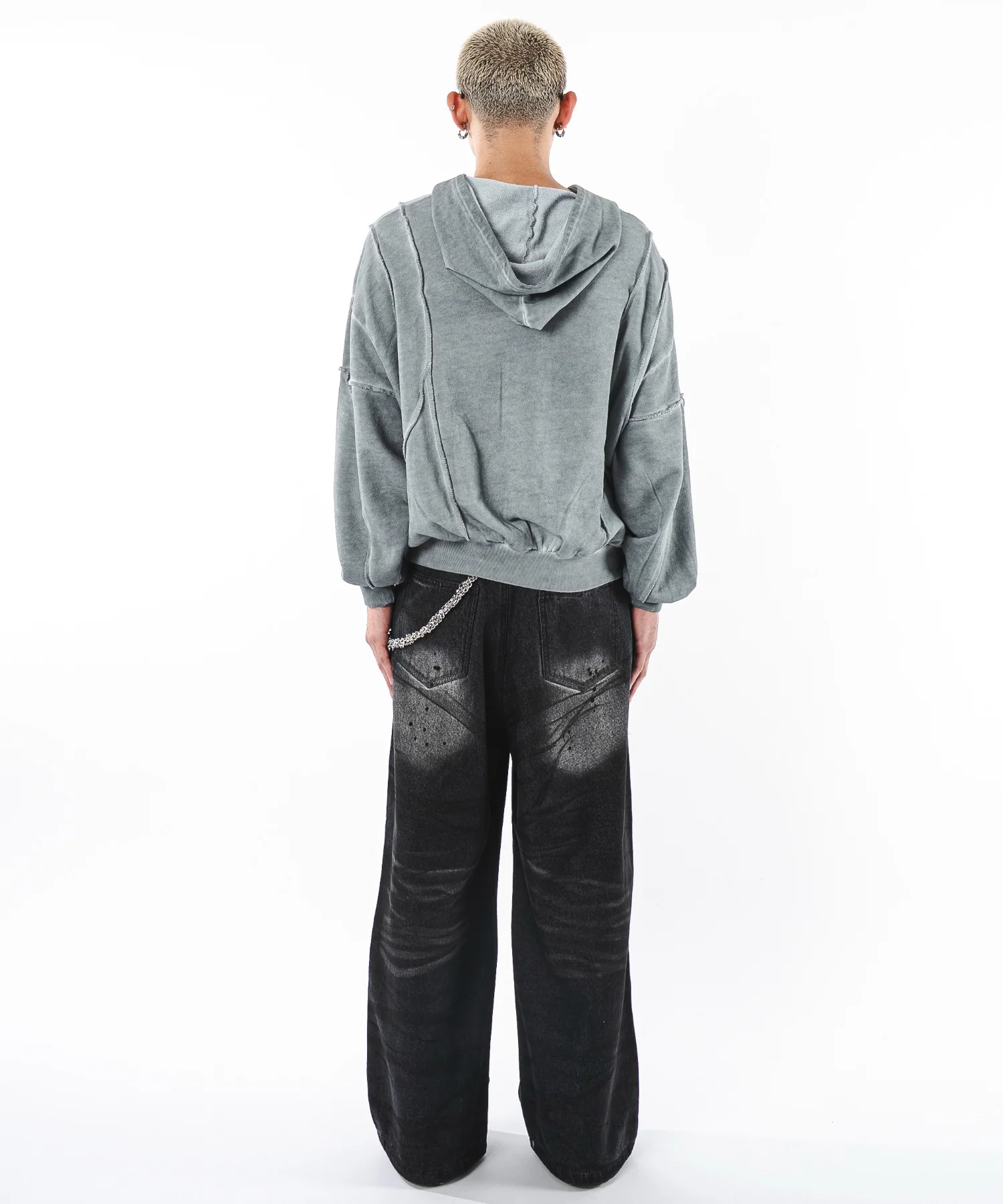 スーパーバギーダーティデニムパンツ - Image 9