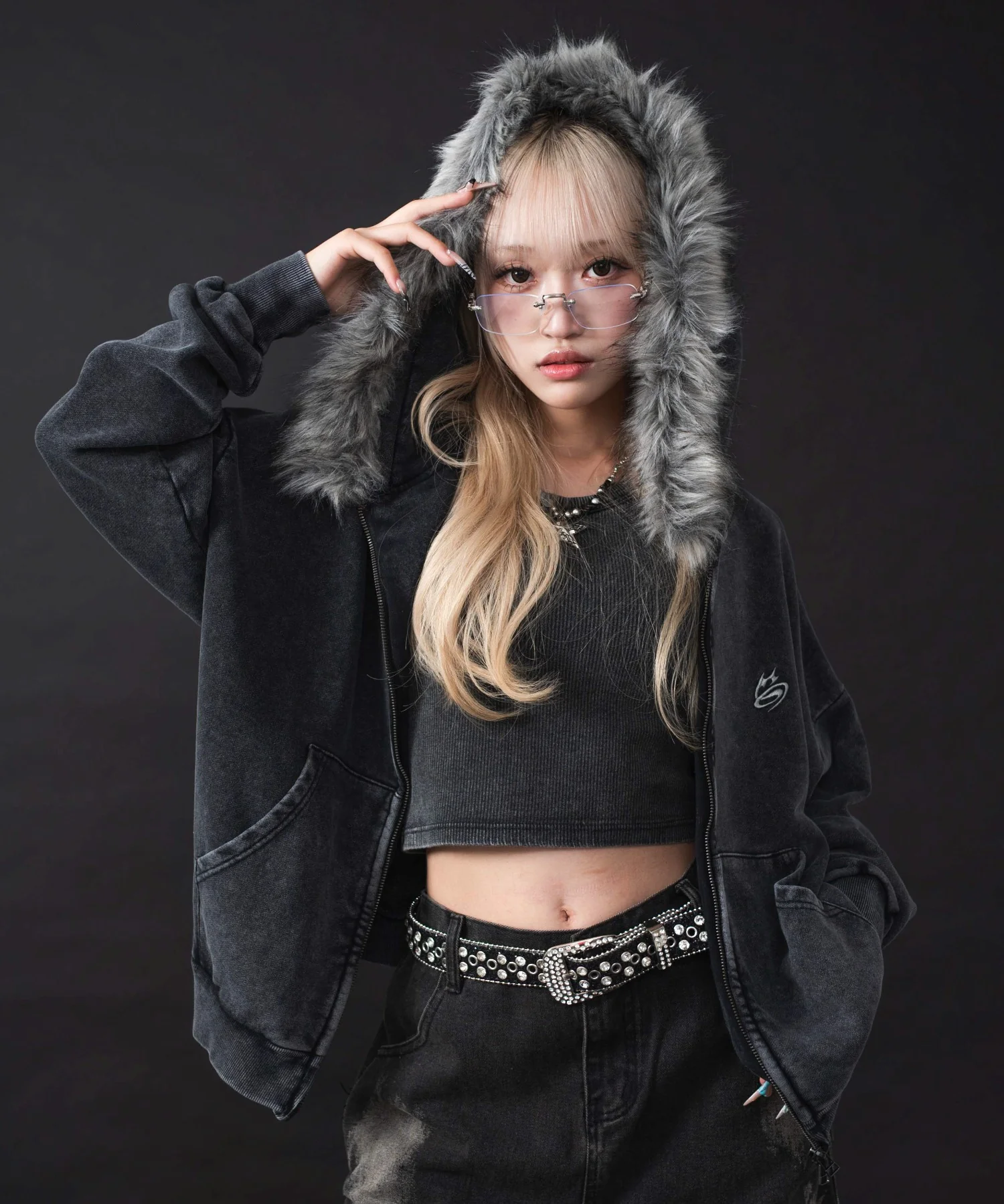 MA55IVE　ファーグラフィックZIPパーカー - Image 16