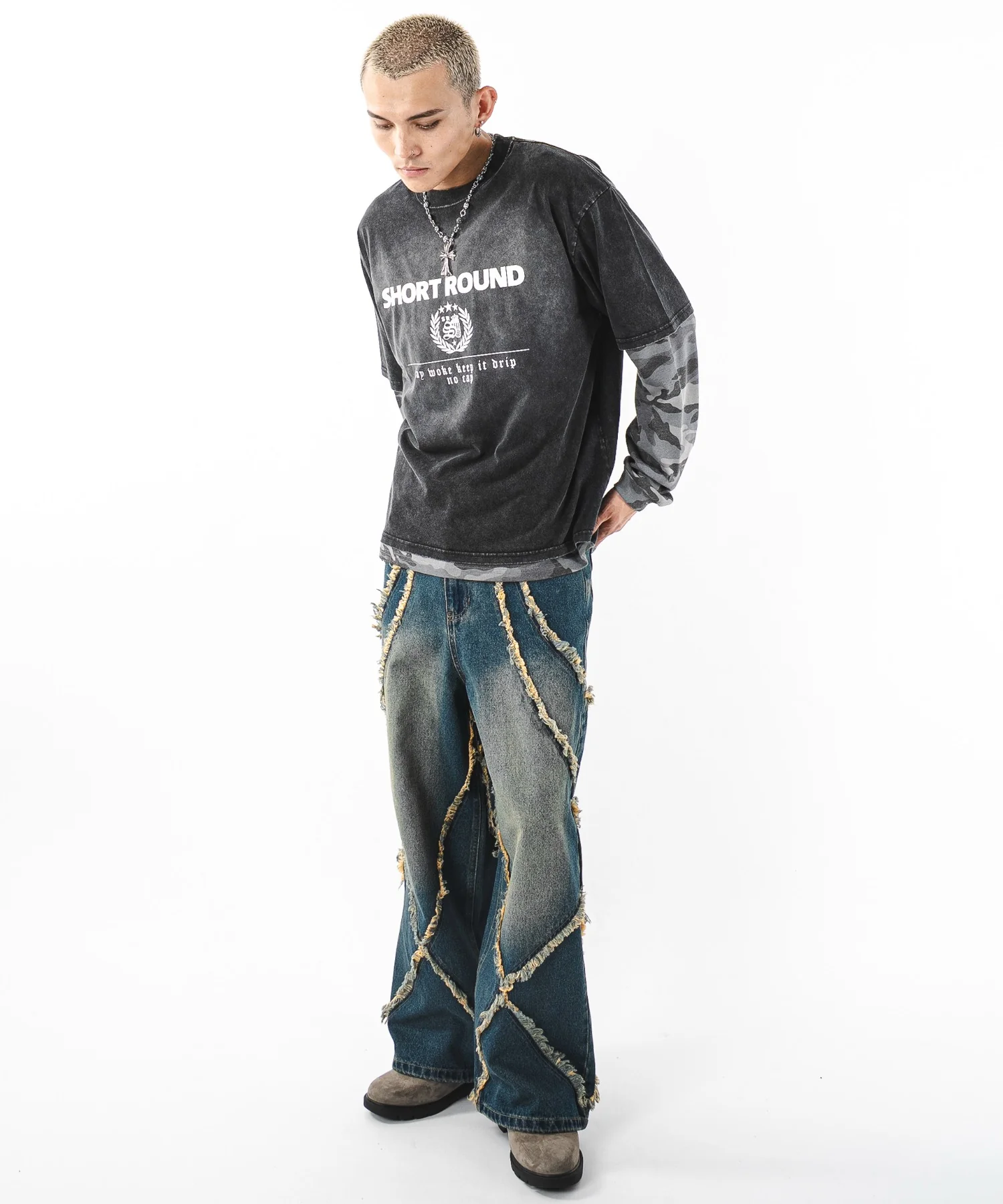 フリンジデニムパンツ - Image 5
