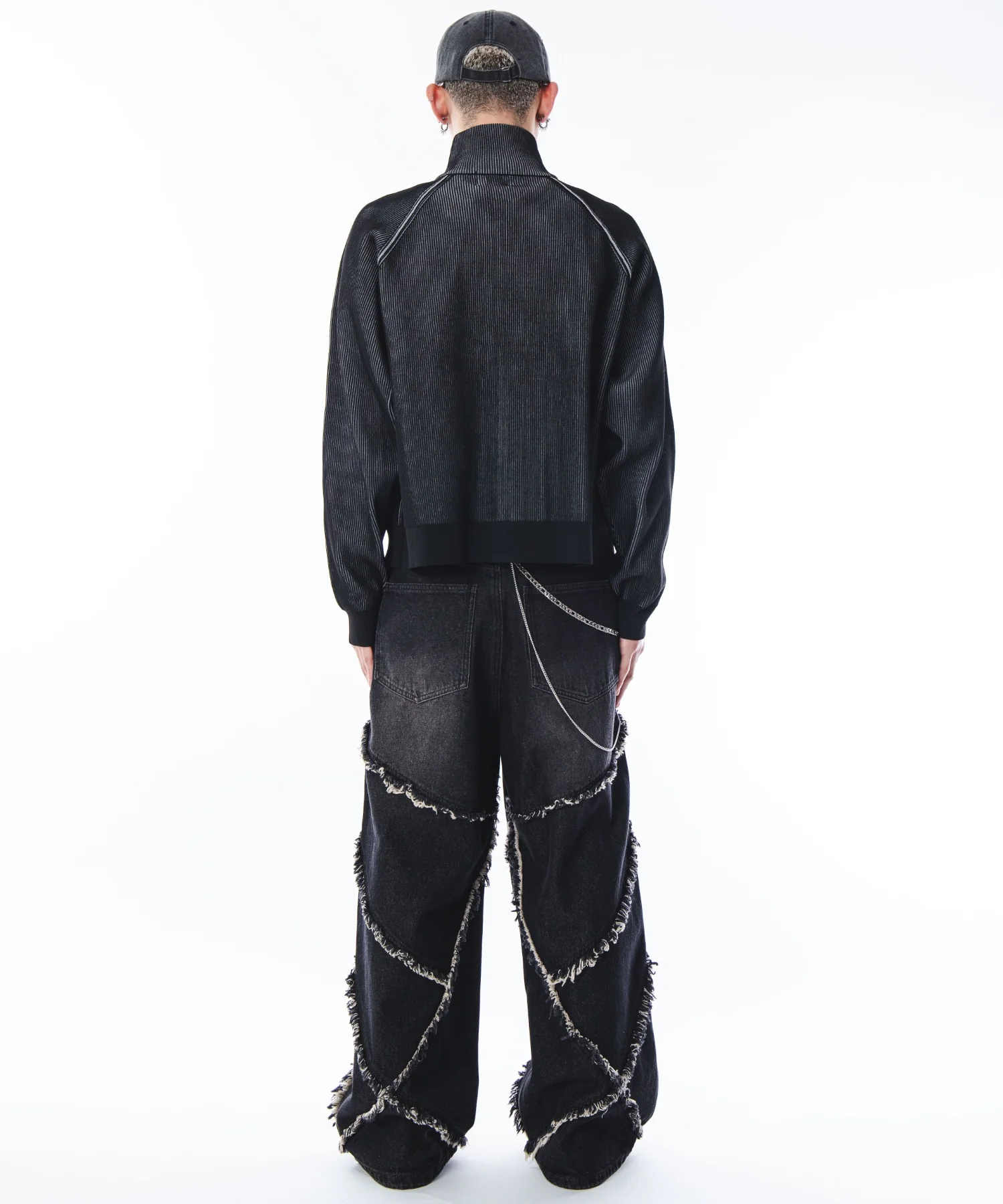 ショートグラフィックニットブルゾン - Image 41