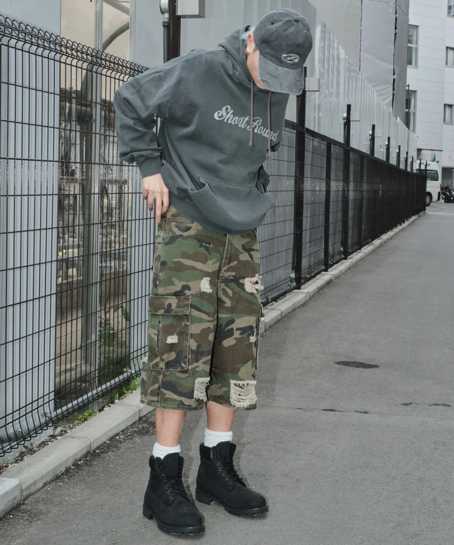 スーパーバギーカモフラカーゴショーツ - Image 16