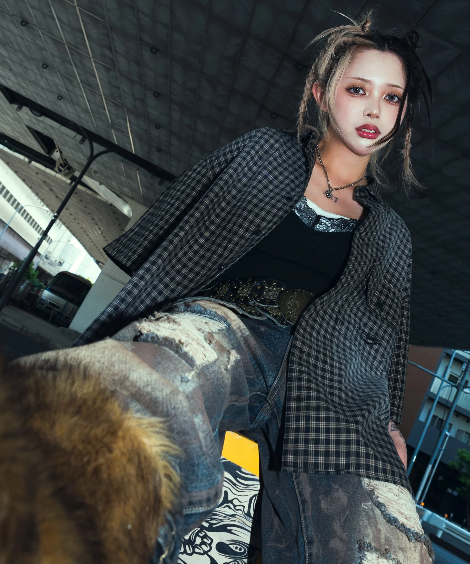 ブリーチチェックロゴシャツ(SS) - Image 37