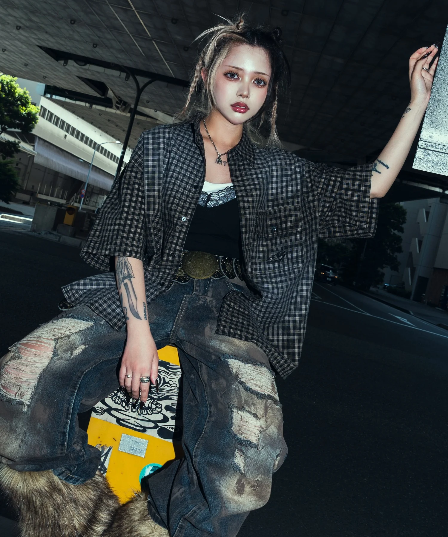 ブリーチチェックロゴシャツ(SS) - Image 38