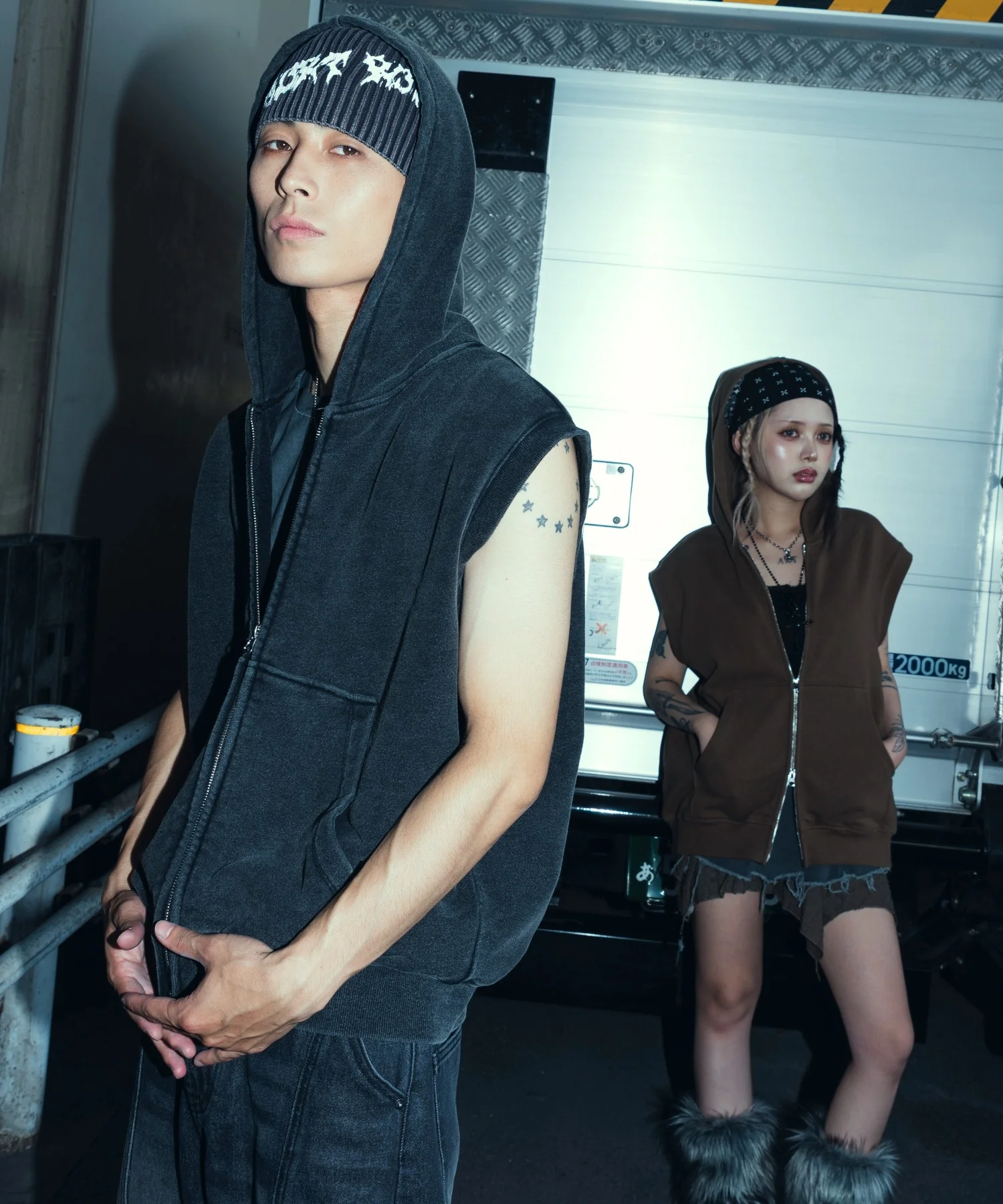ショートノースリーブZIPパーカー - Image 52