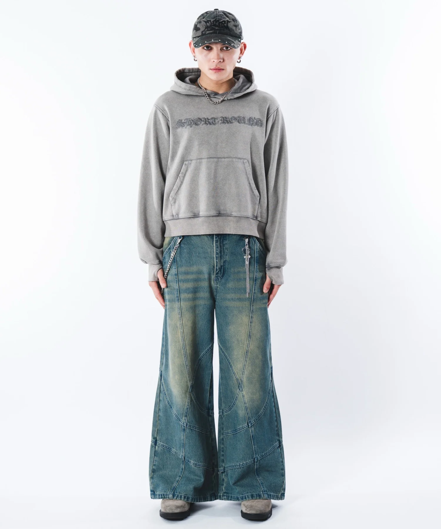 スウィッチングフレアデニムパンツ - Image 11