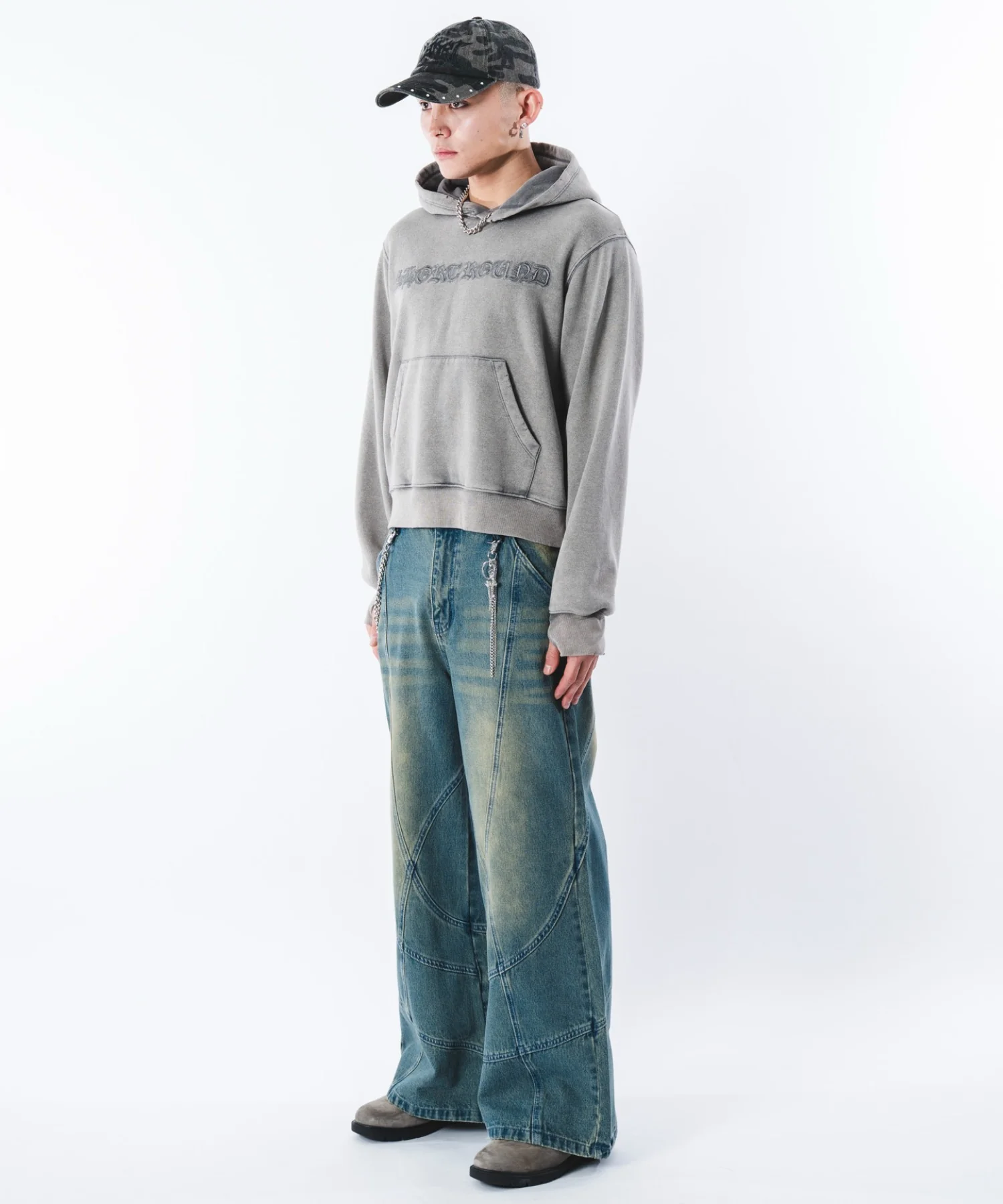 スウィッチングフレアデニムパンツ - Image 12