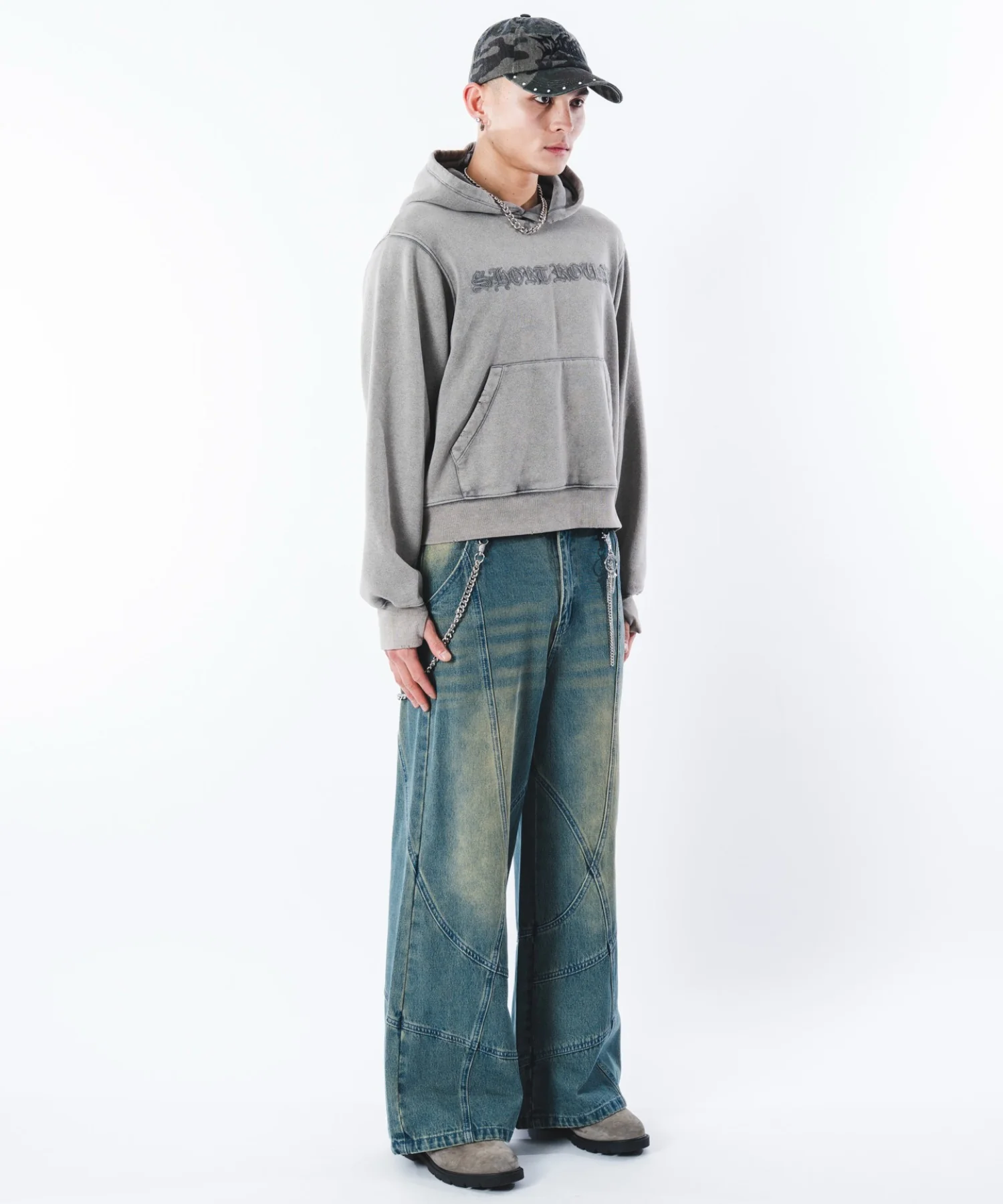 スウィッチングフレアデニムパンツ - Image 14