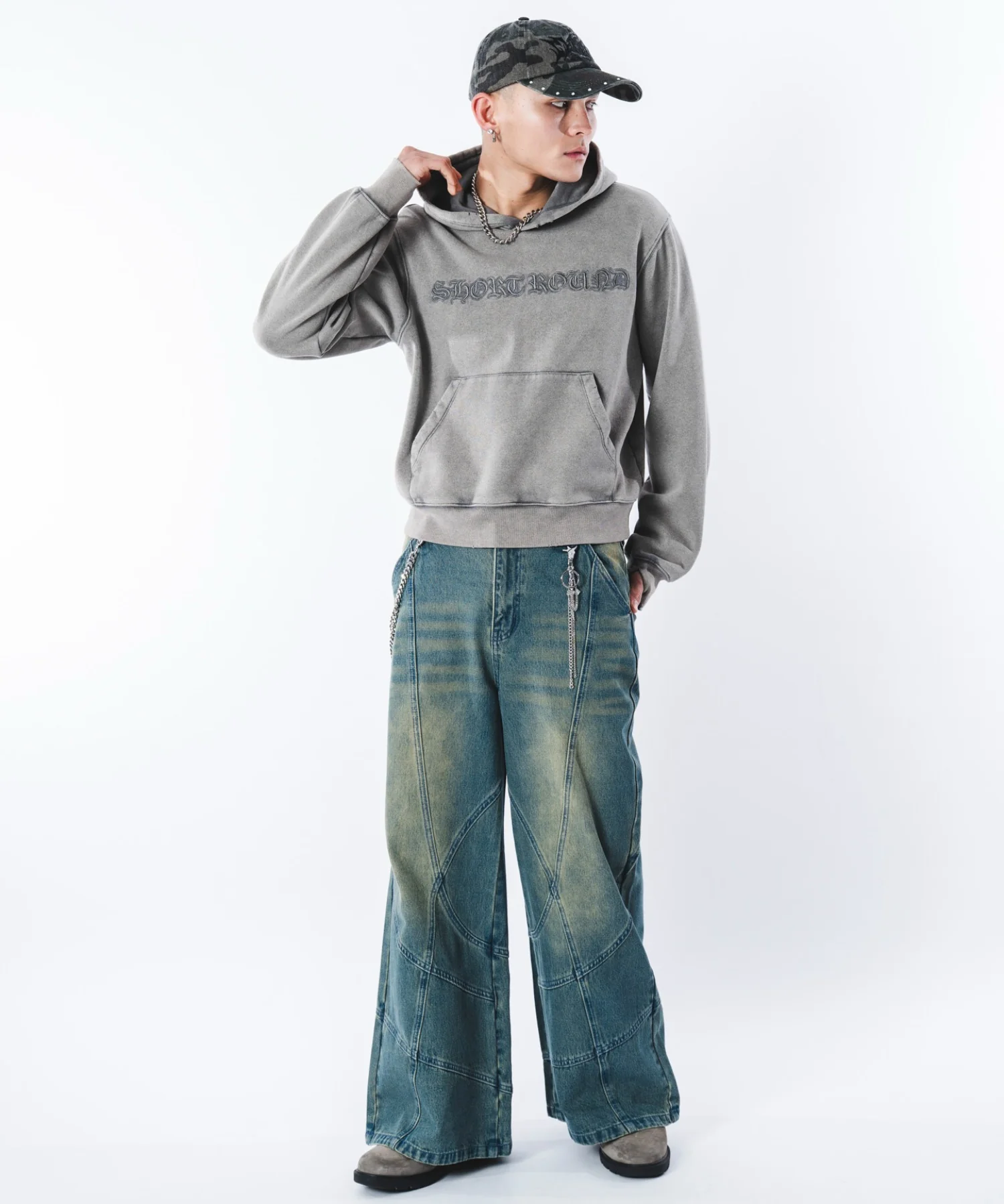 スウィッチングフレアデニムパンツ - Image 15