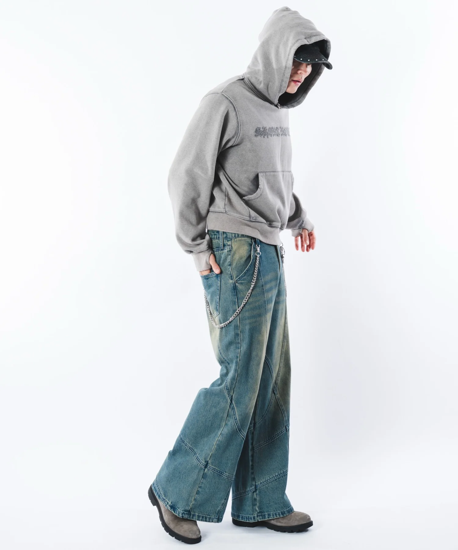 スウィッチングフレアデニムパンツ - Image 16