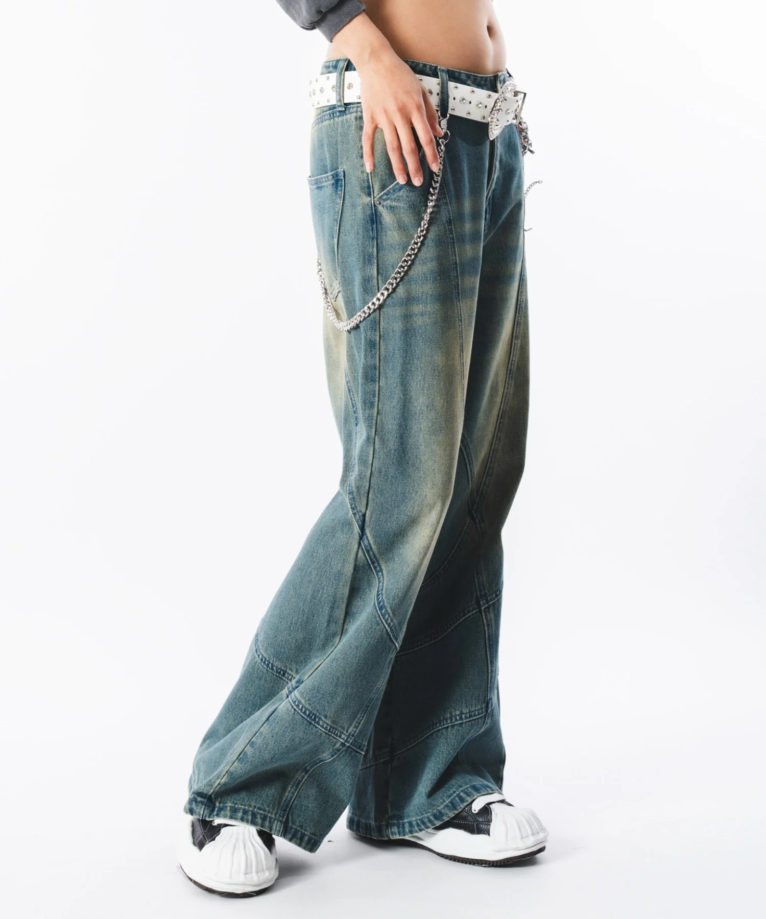 スウィッチングフレアデニムパンツ - Image 19