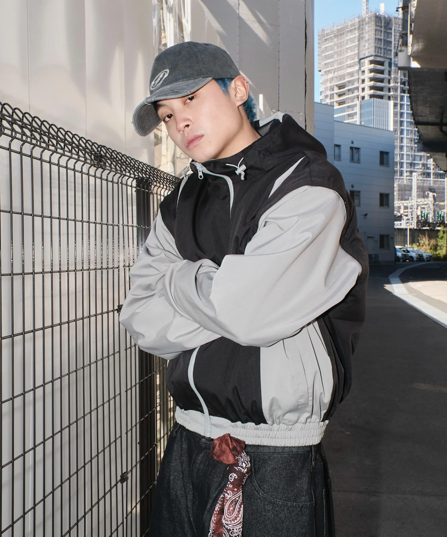 カラーブロック2WAYショートブルゾン - Image 11
