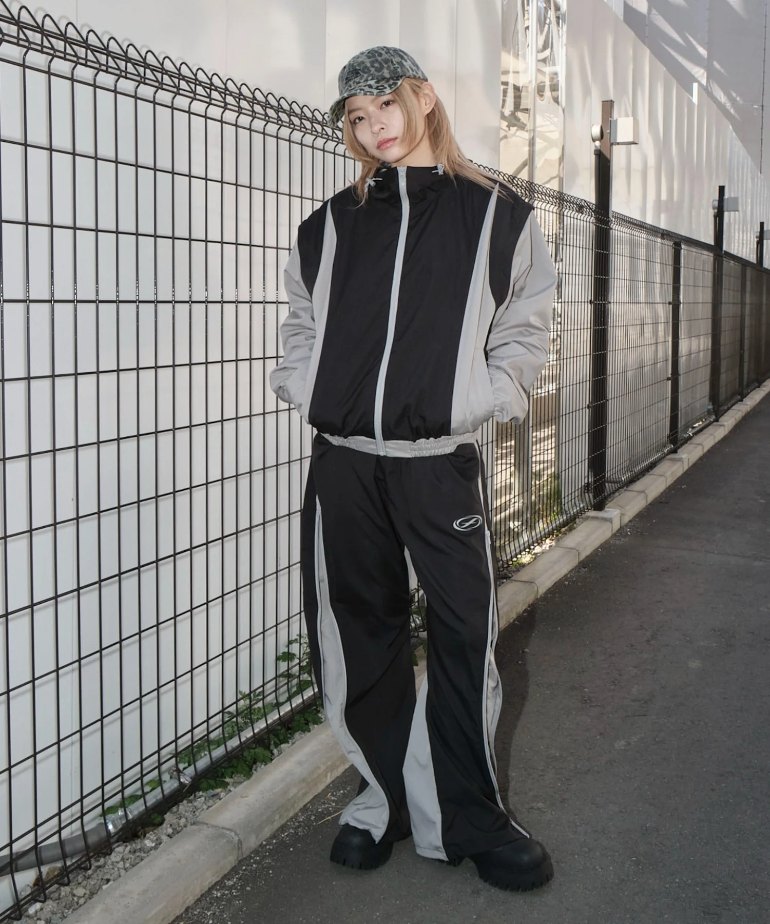 カラーブロック2WAYショートブルゾン - Image 3