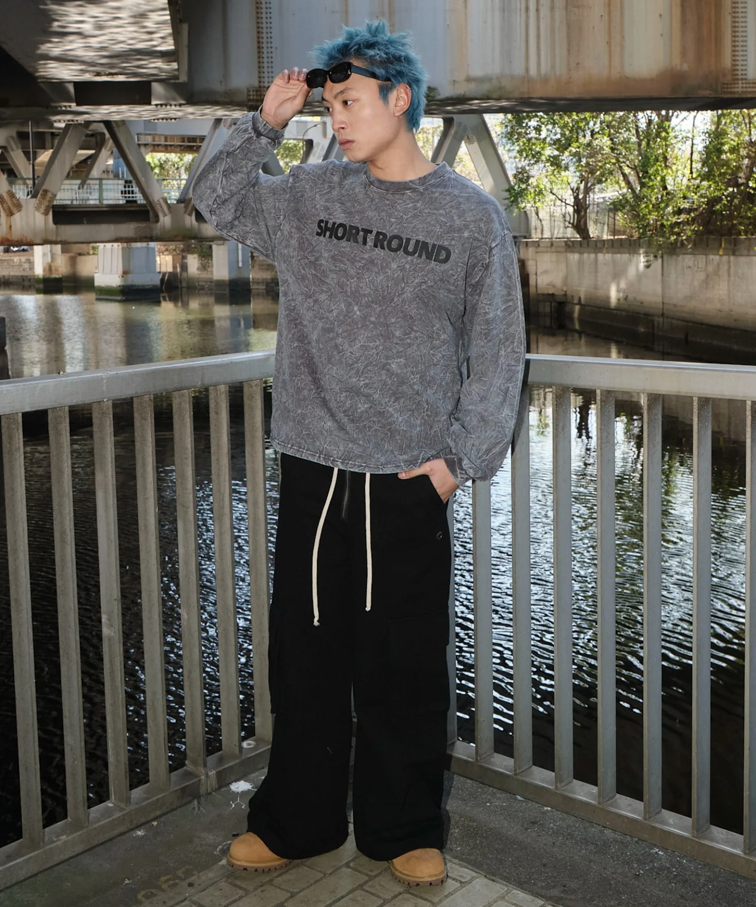 ケミカルウォッシュグラフィックT（LS） - Image 5