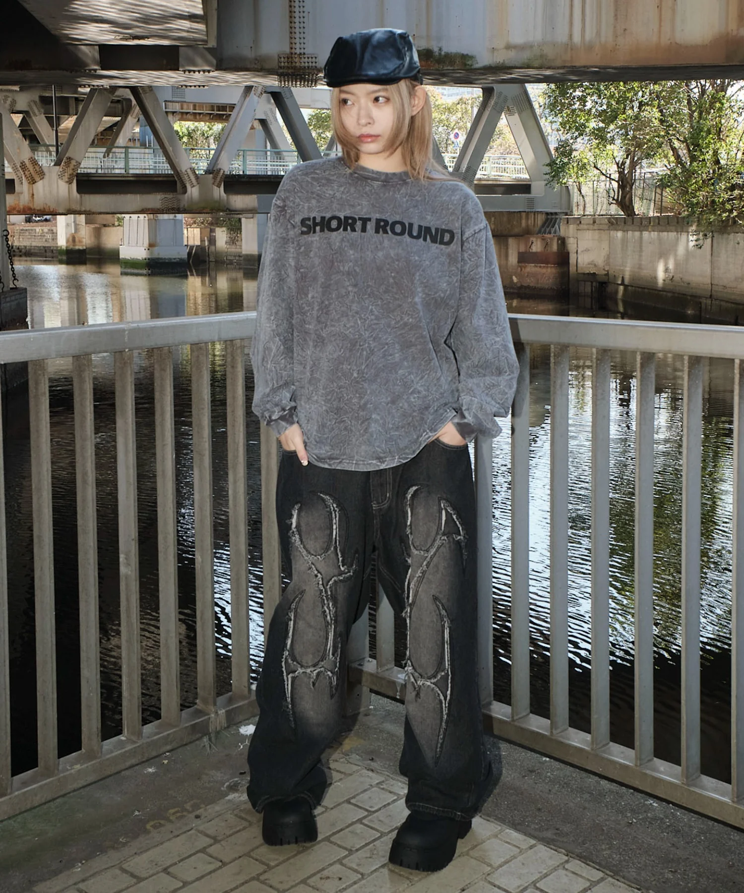ケミカルウォッシュグラフィックT（LS） - Image 6