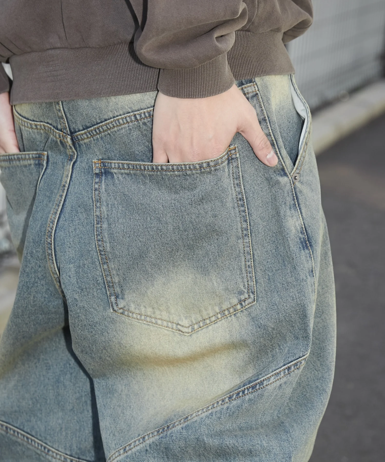 スウィッチングデニムカーゴパンツ - Image 7