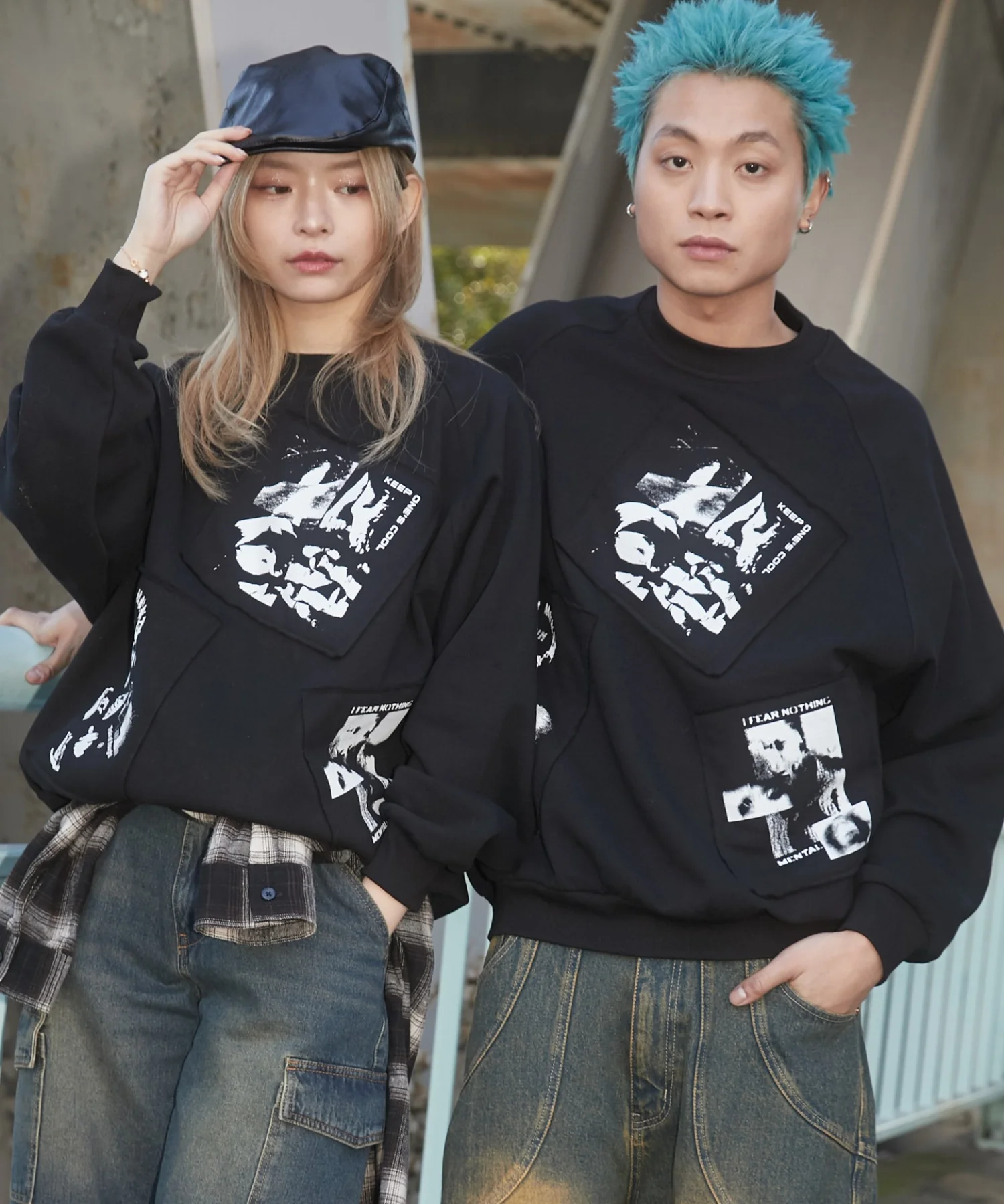 フォトペーストグラフィックプルオーバー