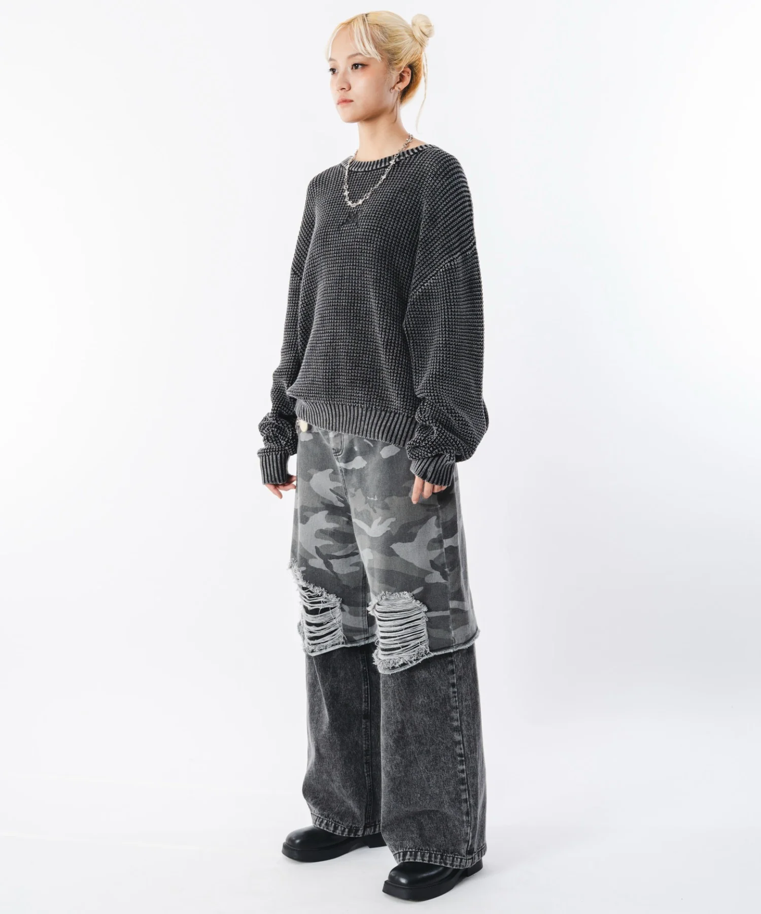 ドッキングデニムパンツ - Image 21