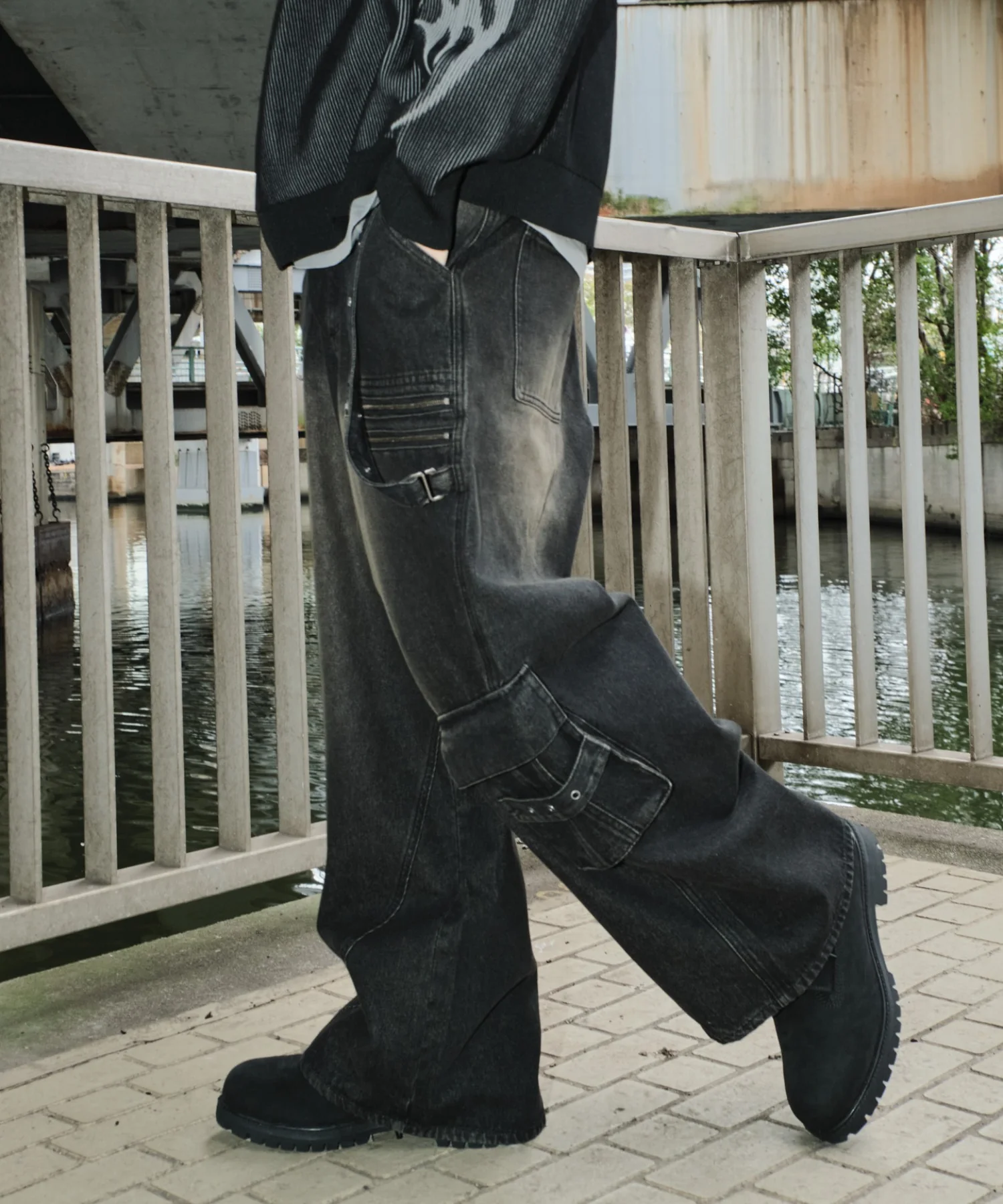 マルチZIPデニムパンツ - Image 7
