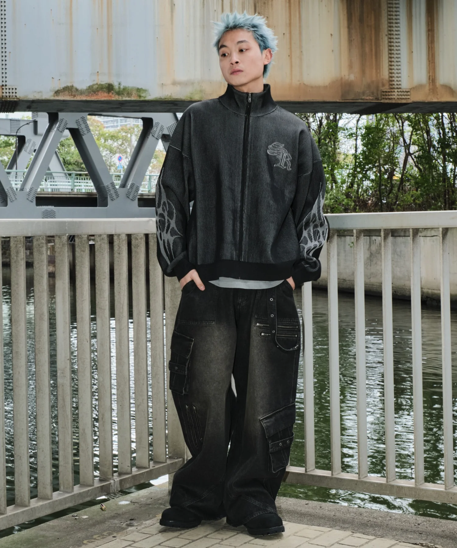 マルチZIPデニムパンツ - Image 8