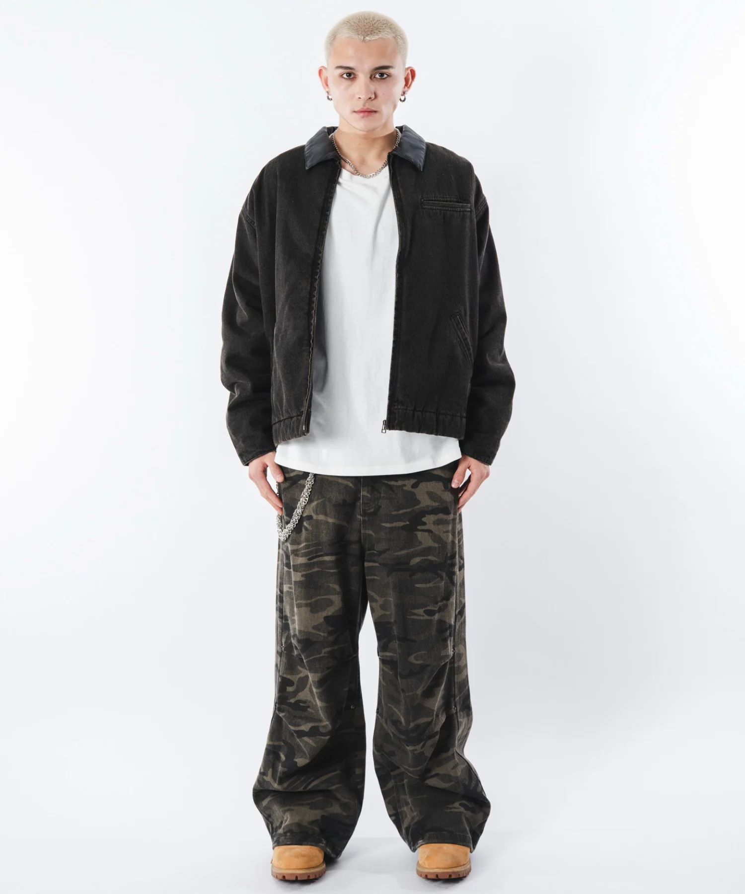 キルティングZIPデニムジャケット - Image 38