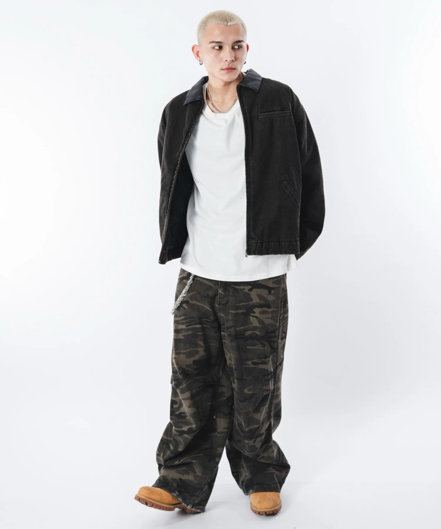 キルティングZIPデニムジャケット - Image 42