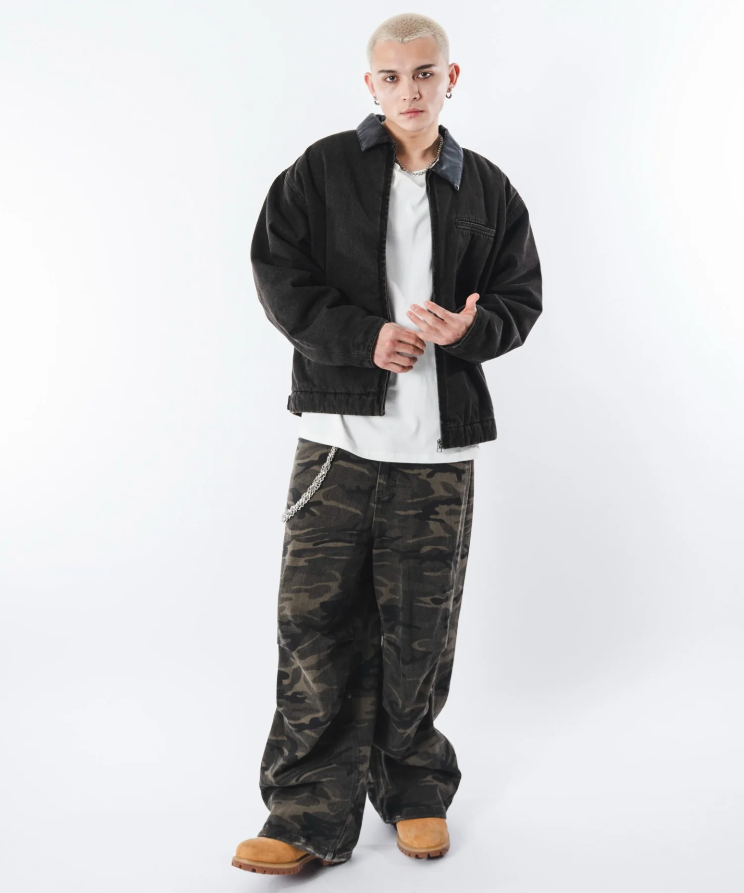 キルティングZIPデニムジャケット - Image 43
