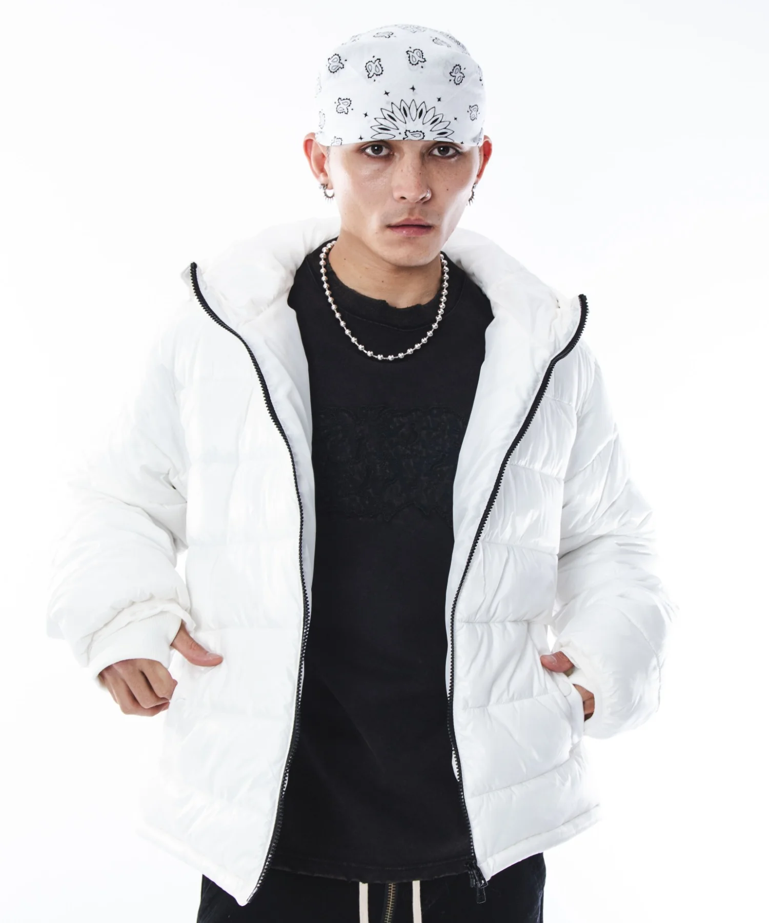 2WAYシャイニーパファーフーディー - Image 15