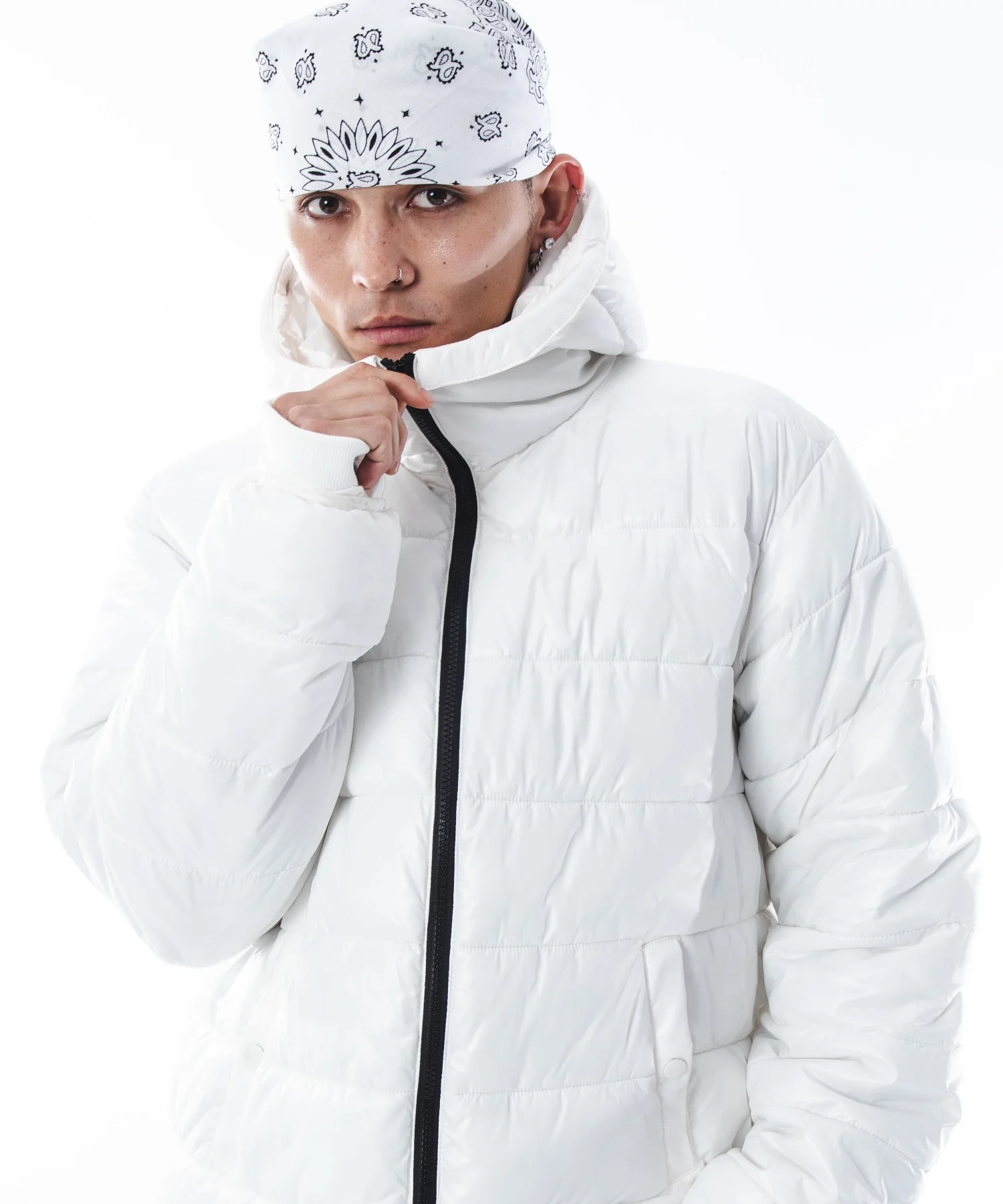 2WAYシャイニーパファーフーディー - Image 16