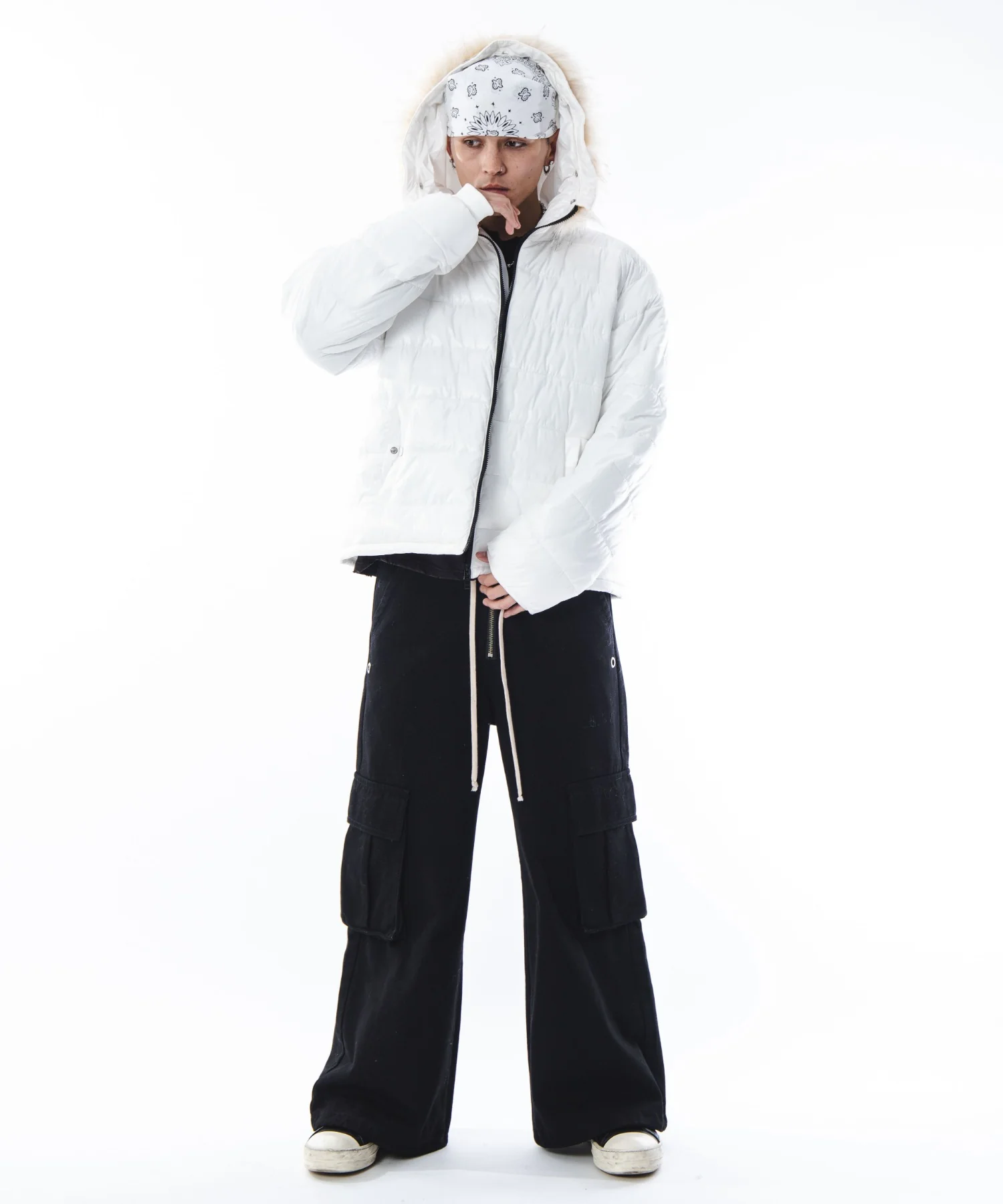2WAYシャイニーパファーフーディー - Image 21