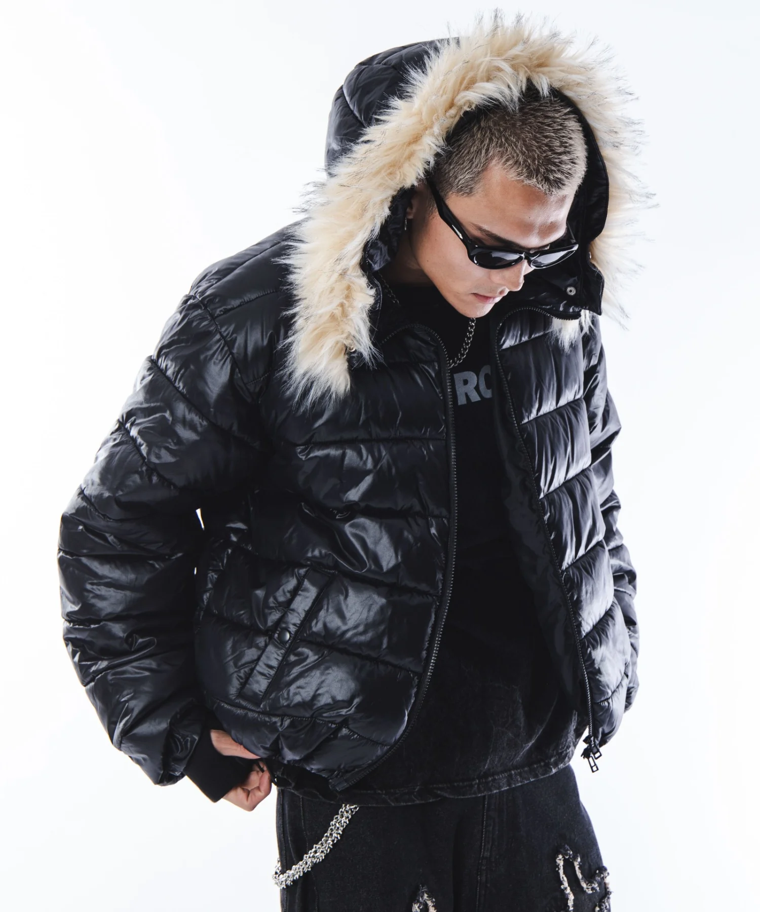 2WAYシャイニーパファーフーディー - Image 32