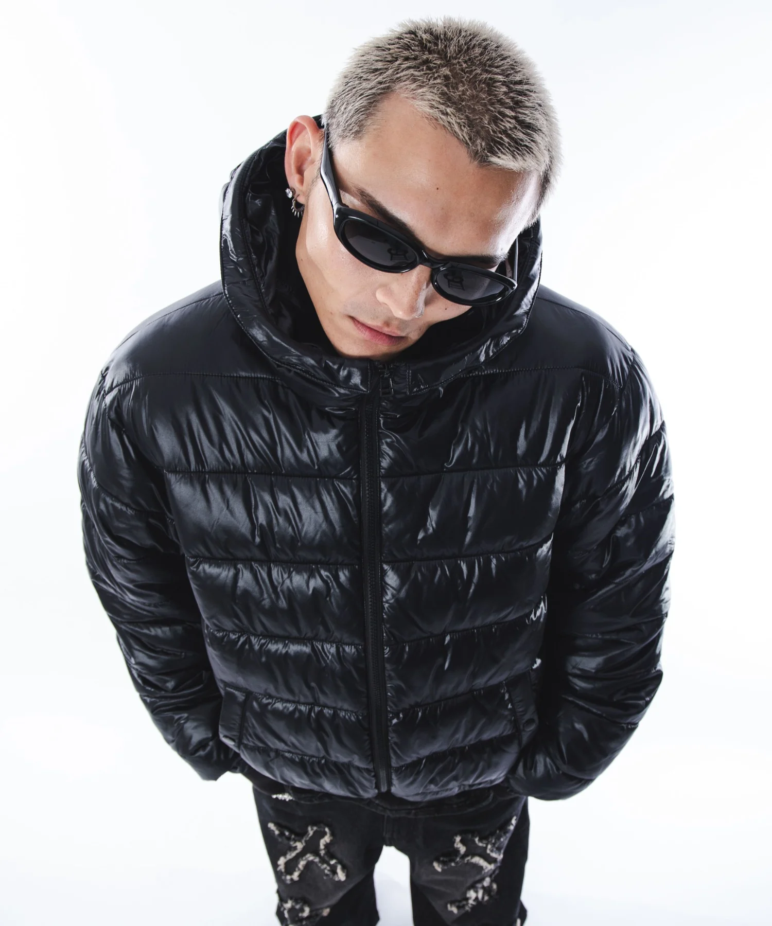 2WAYシャイニーパファーフーディー - Image 37