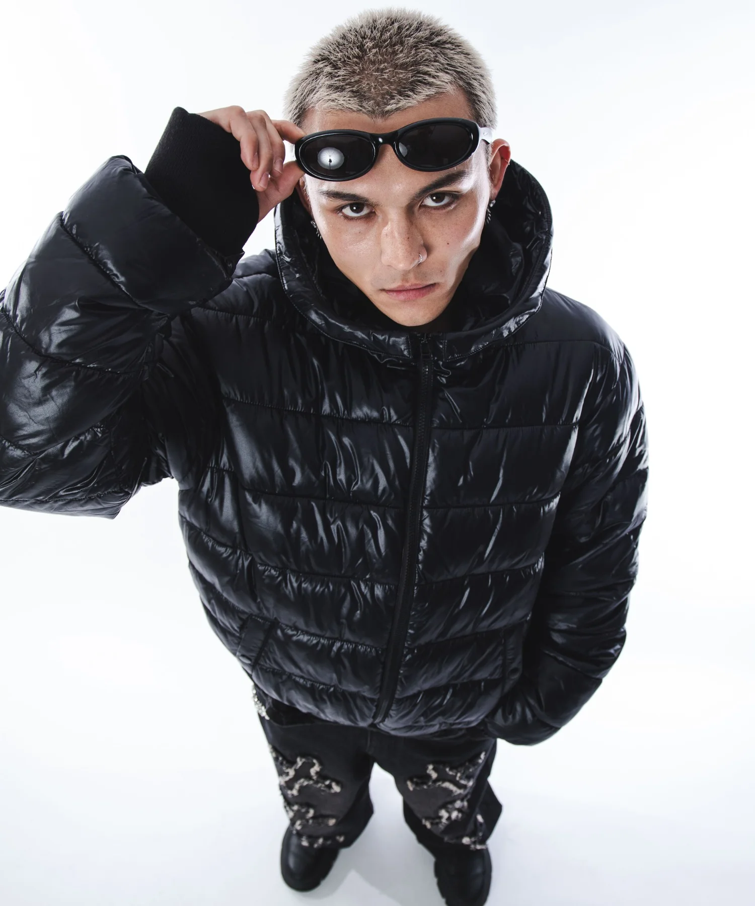2WAYシャイニーパファーフーディー - Image 38