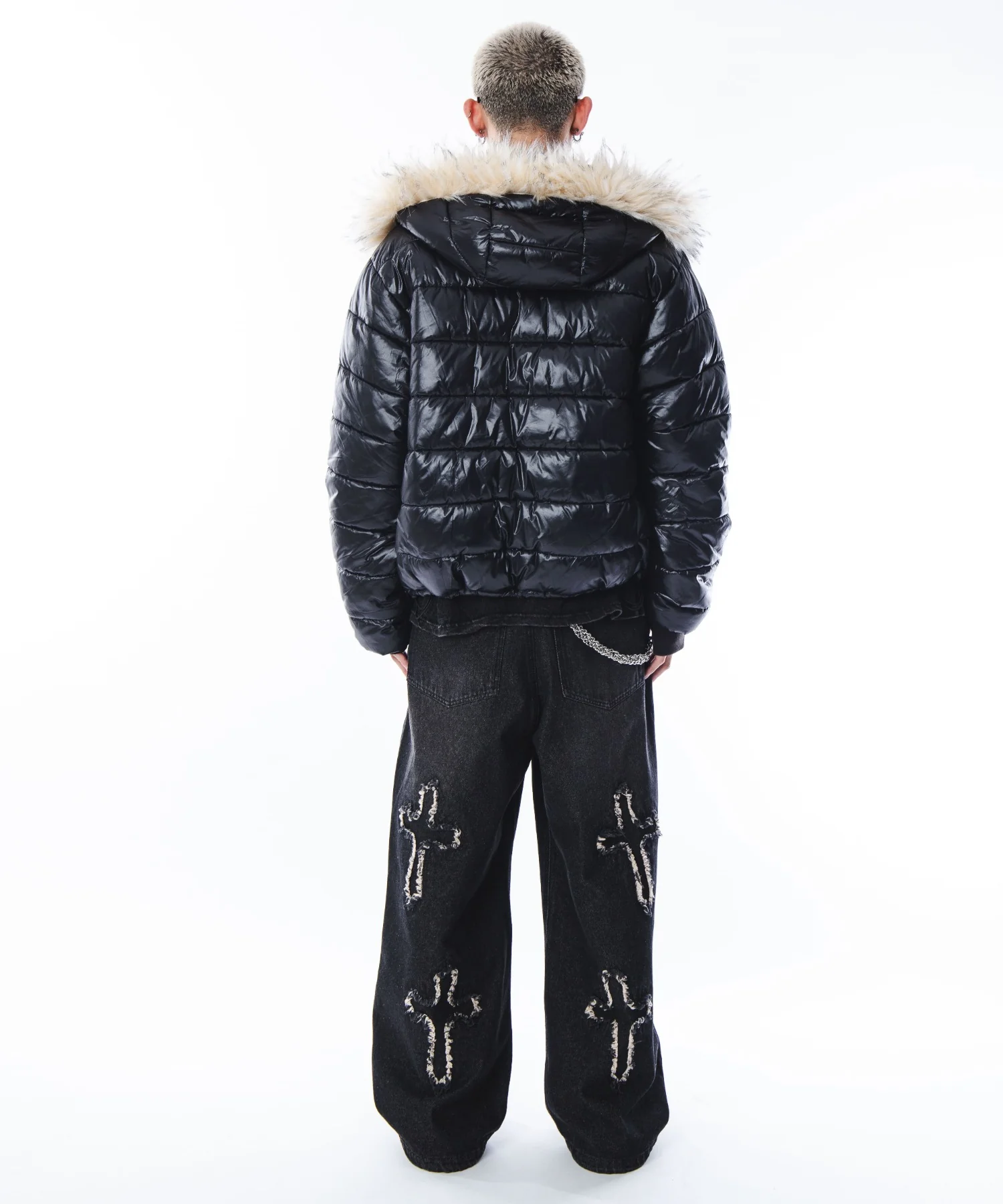 2WAYシャイニーパファーフーディー - Image 41
