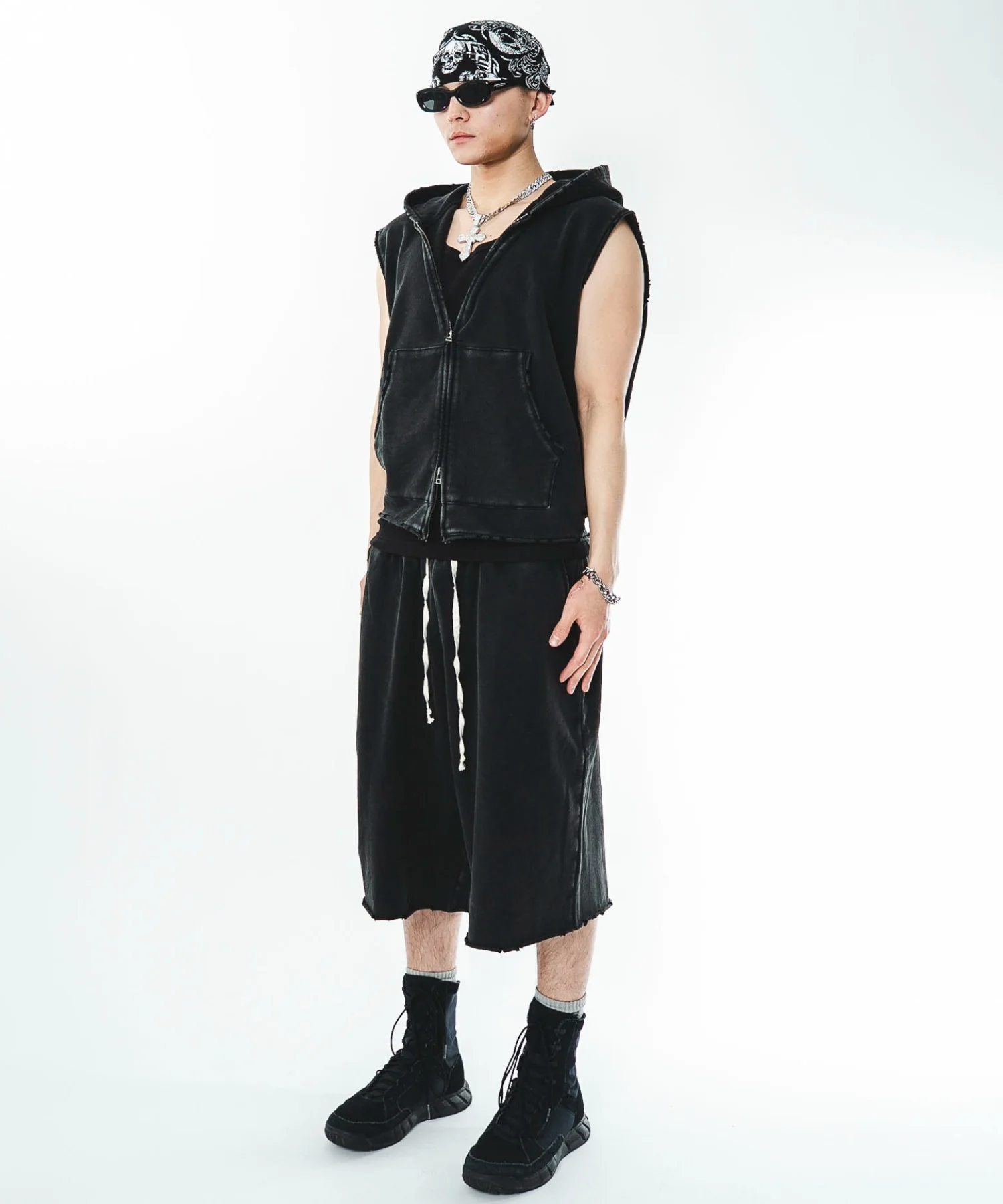 ブリーチダメージノースリーブZIPパーカー - Image 47