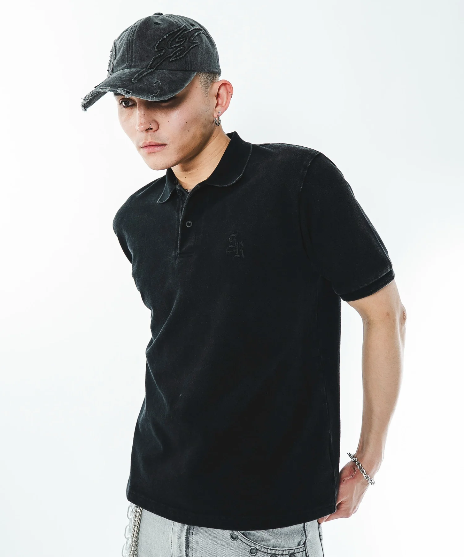 ケミカルウォッシュポロシャツ(SS) - Image 12