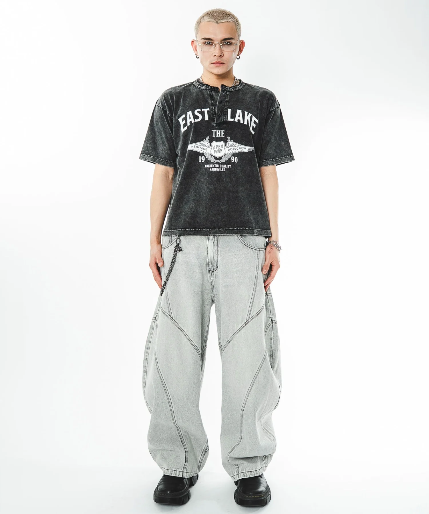 グラフィックヘンリーネックT(SS) - Image 28